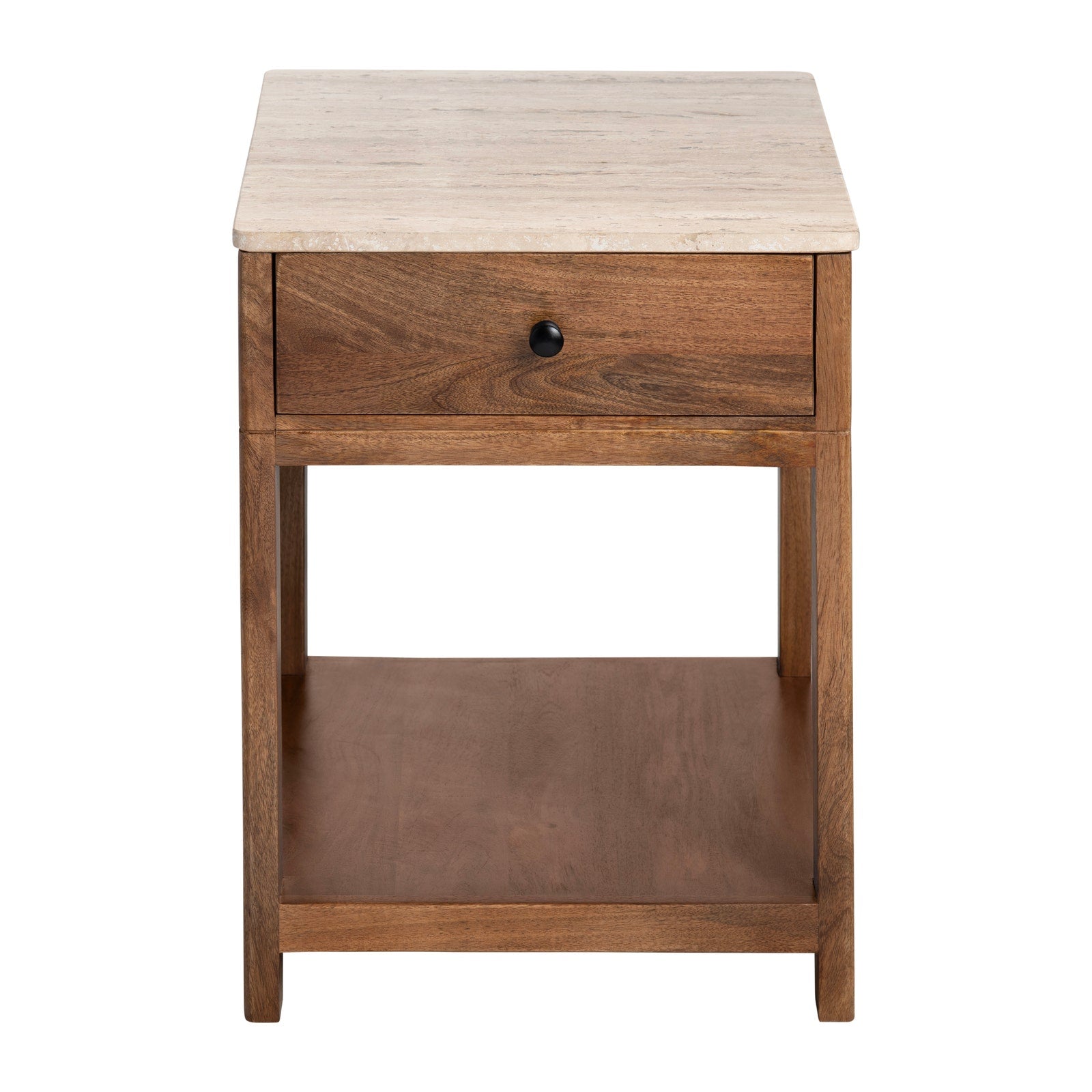 Crestview Collection Liam Mango Wood Side Table - Image 3