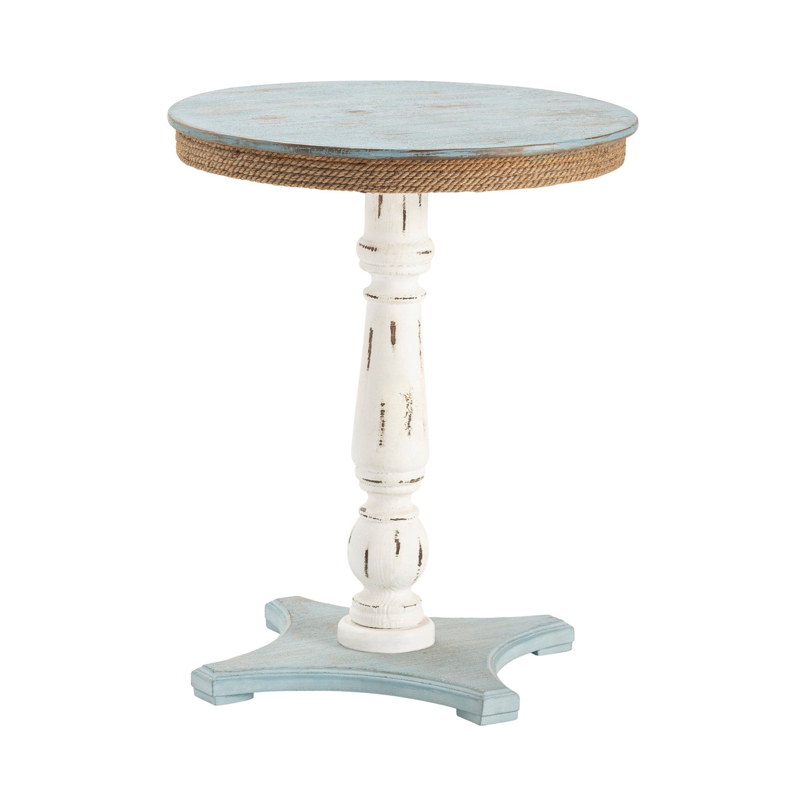 Crestview Collection Sea Isle Coastal Wood Accent Table - Image 1