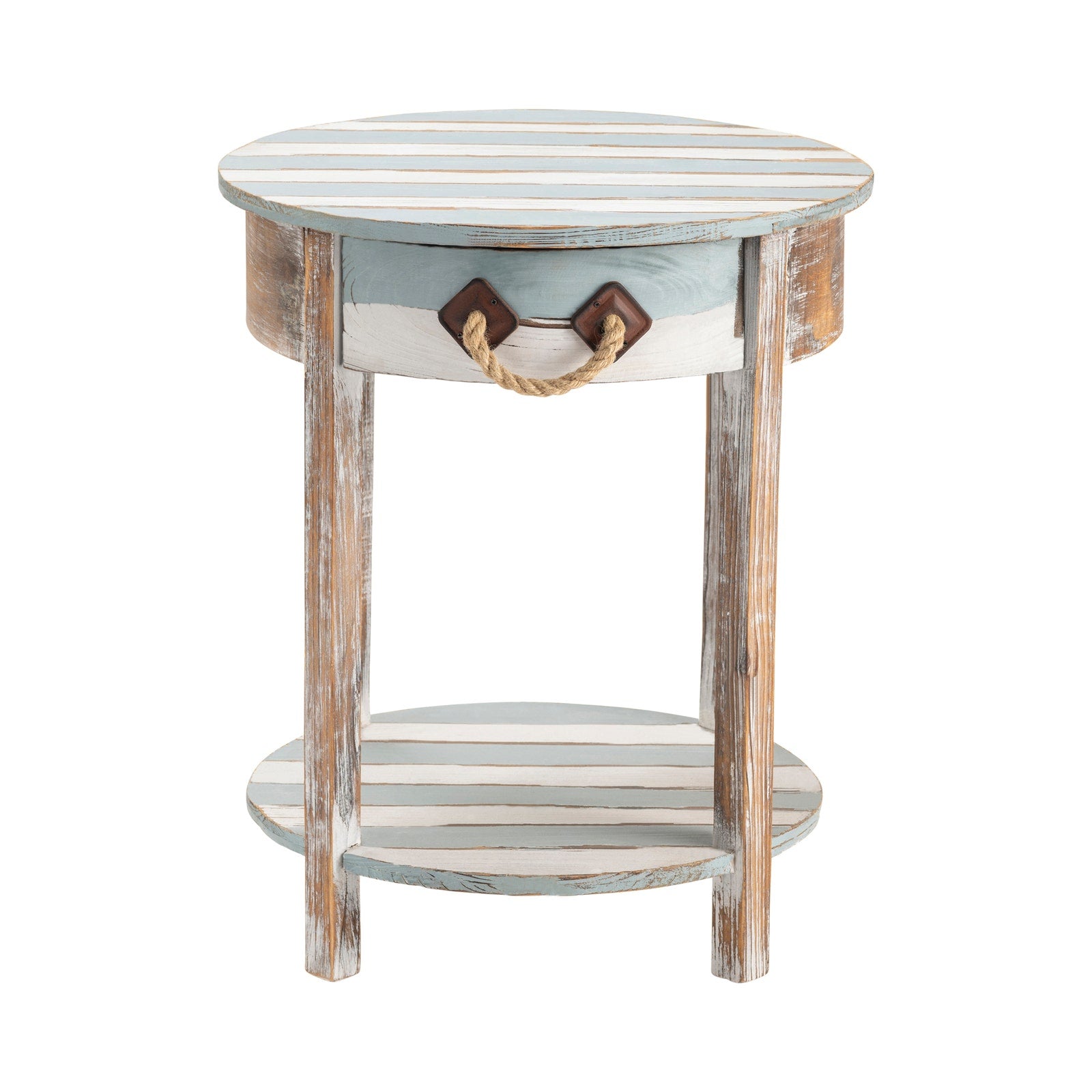 Crestview Collection Nantucket Weathered Wood Accent Table - Image 2
