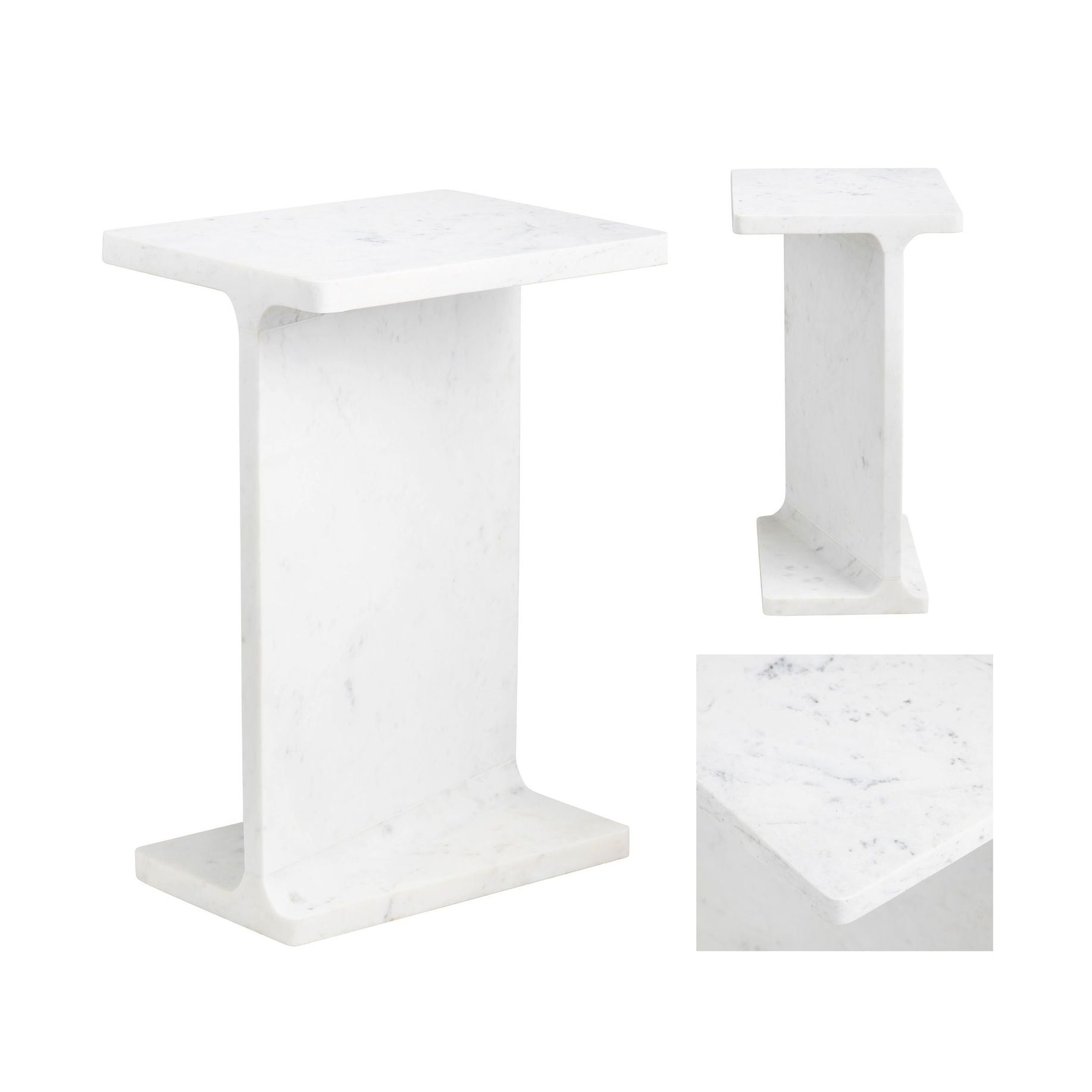 Crestview Collection Beam Marble Accent Table - Image 3