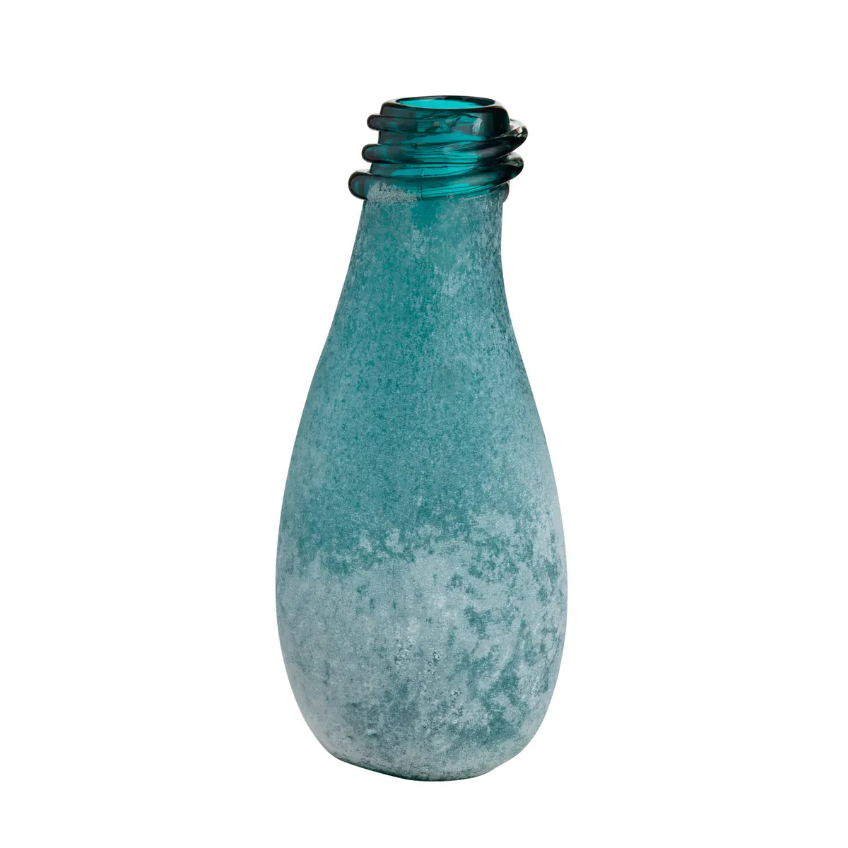 Crestview Collection Small Cresswell Blue Glass Vase