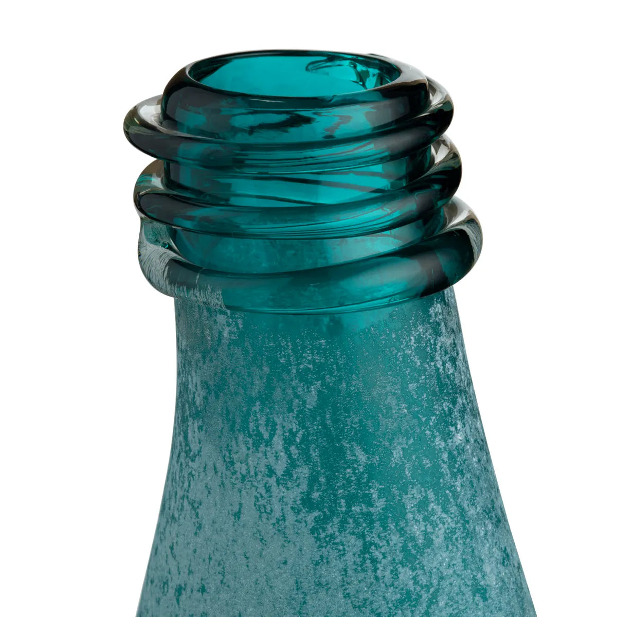Crestview Collection Small Cresswell Blue Glass Vase - Image 2