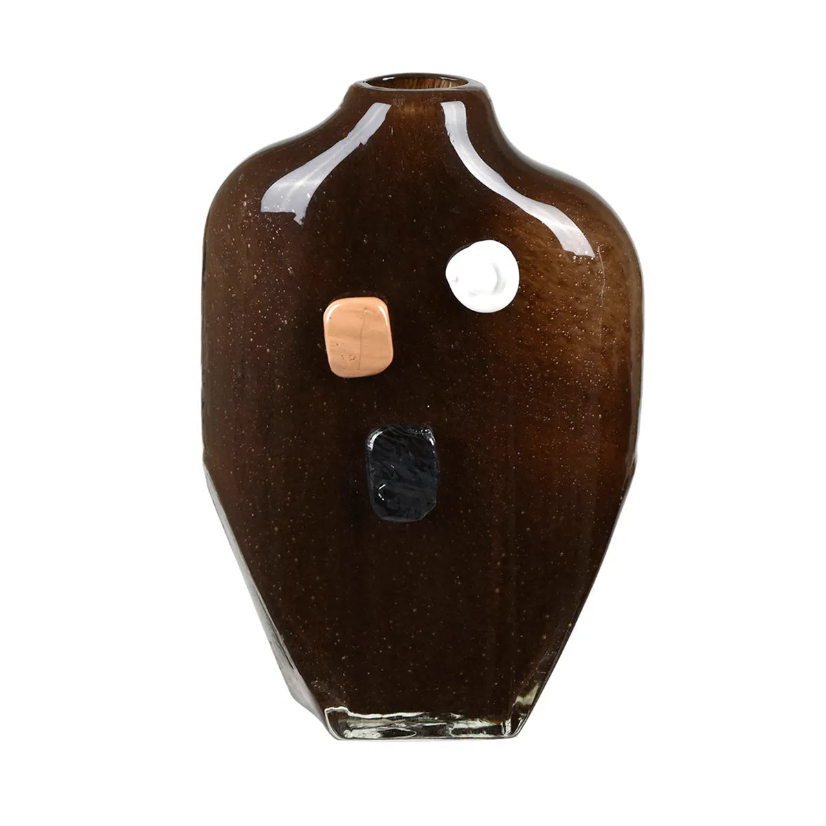 Crestview Collection Large Orlando Brown Glass Vase