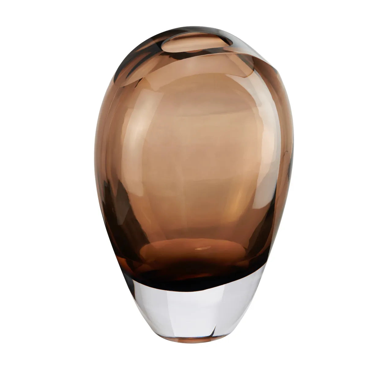 Crestview Collection Small Leclaire Brown Glass Vase