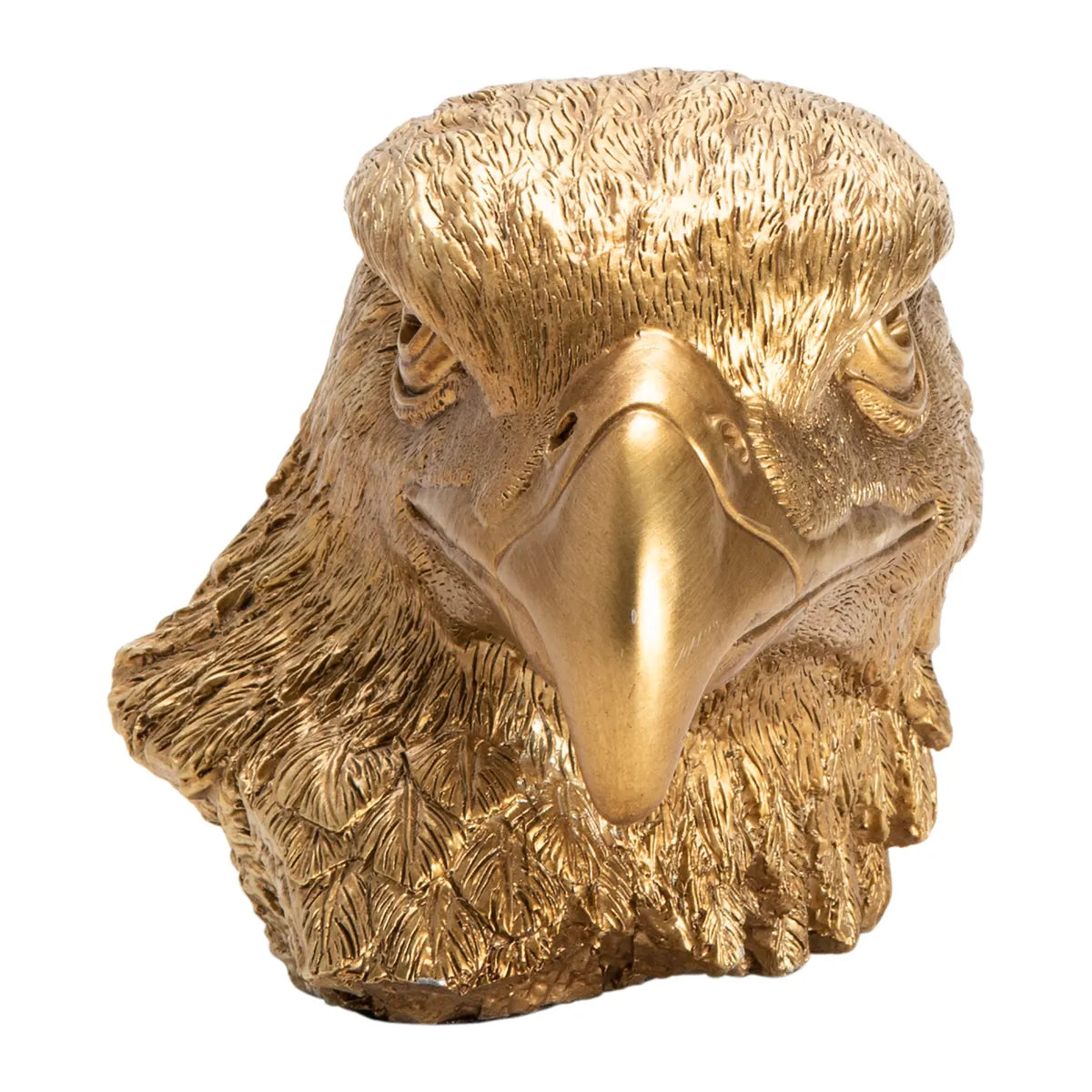 Crestview Collection Eagle Head Gold Statue ~ Set Of 2 - Image 2
