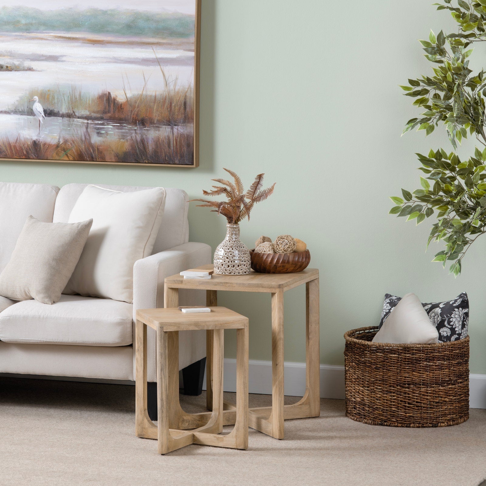 Crestview Collection Braden Set of 2 Accent Tables - Image 1