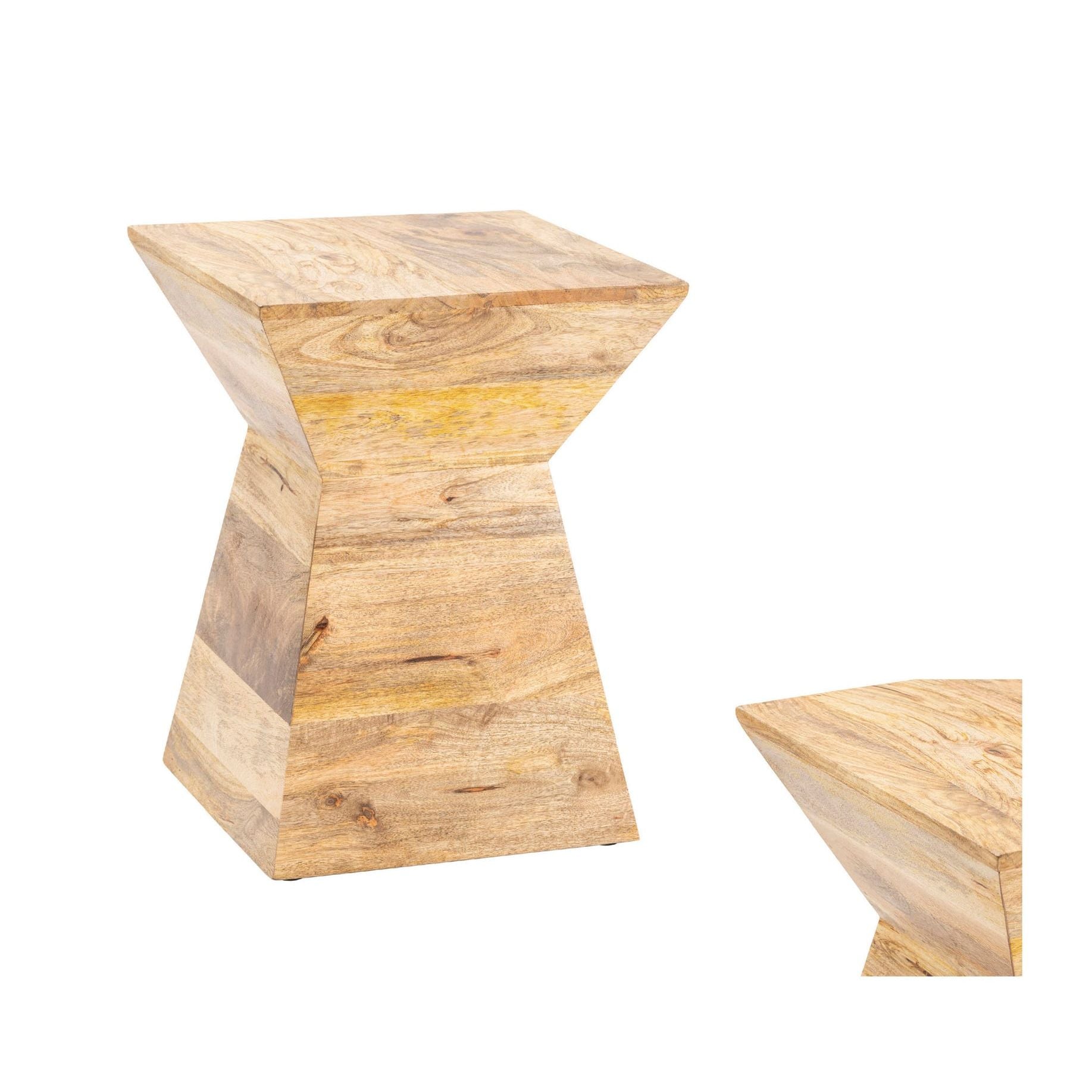 Crestview Collection Nelson Wood Angular Accent Table - Image 2