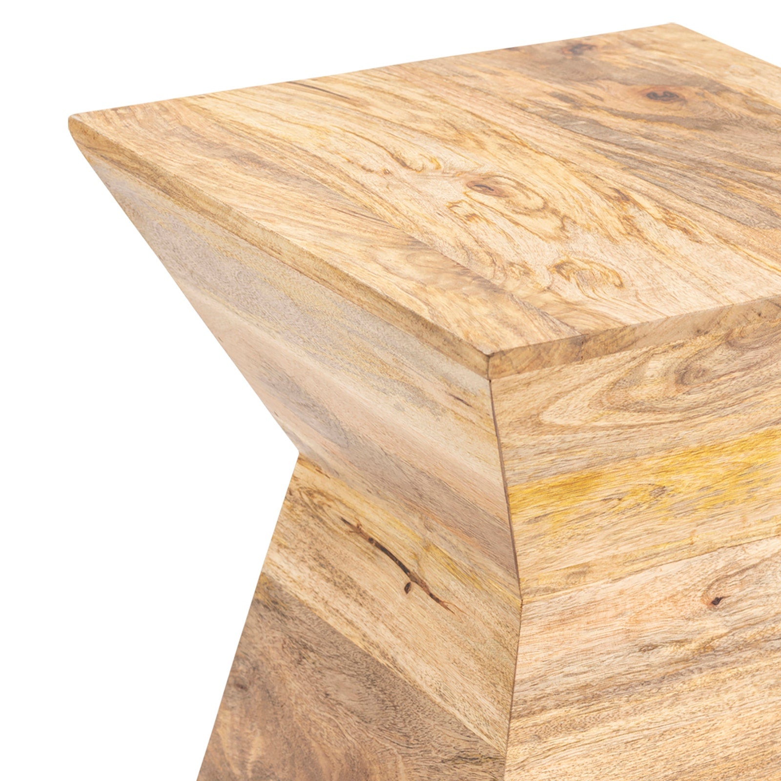 Crestview Collection Nelson Wood Angular Accent Table - Image 3