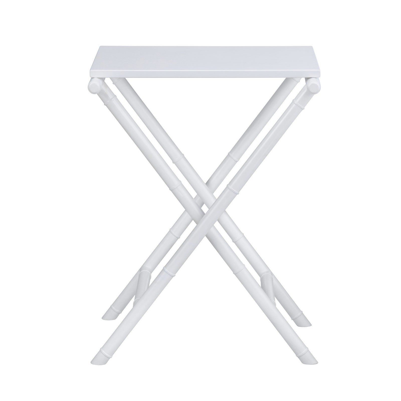 Crestview Collection Sandy Shores White Tray Table - Image 3
