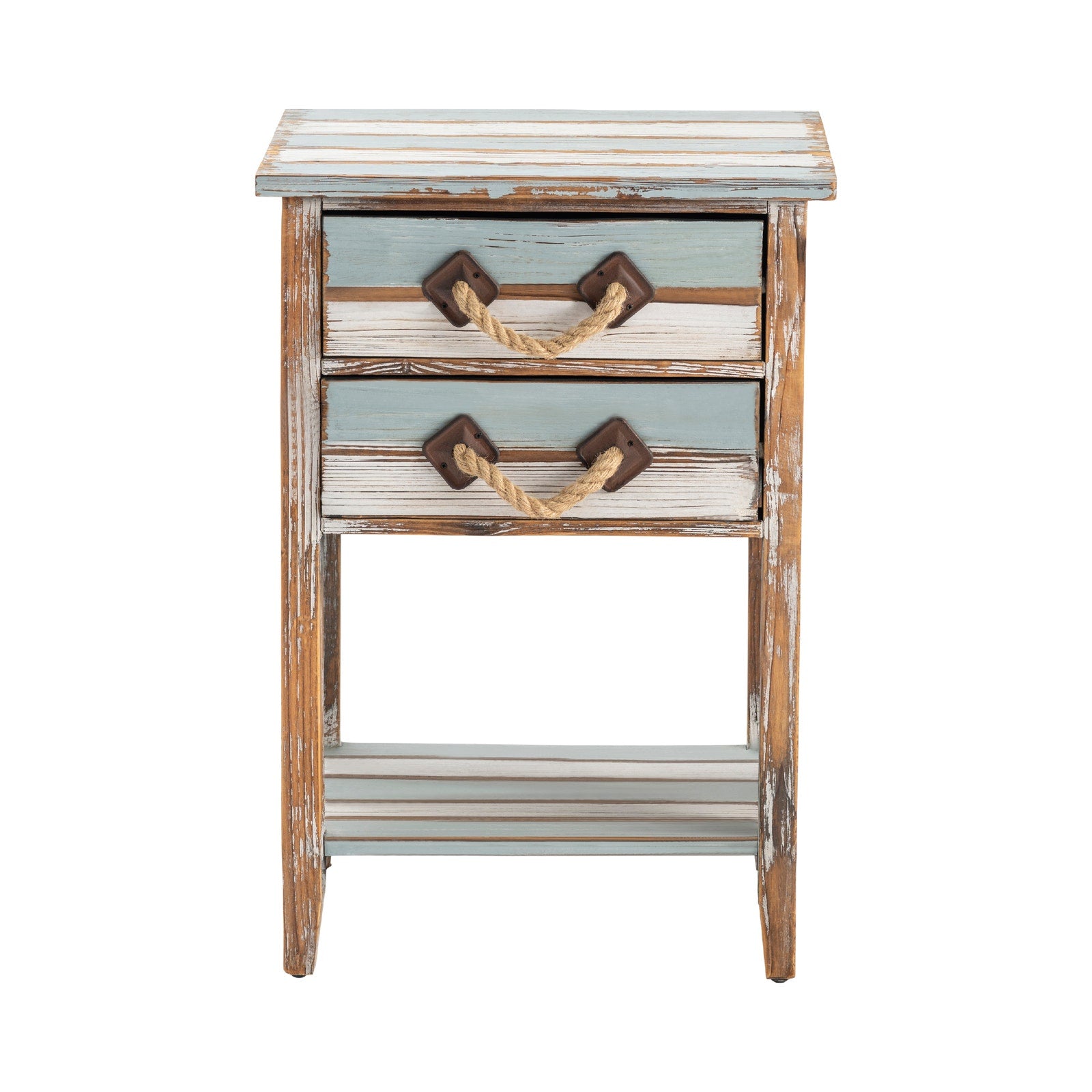 Crestview Collection Nantucket Nautical Accent Table - Image 1