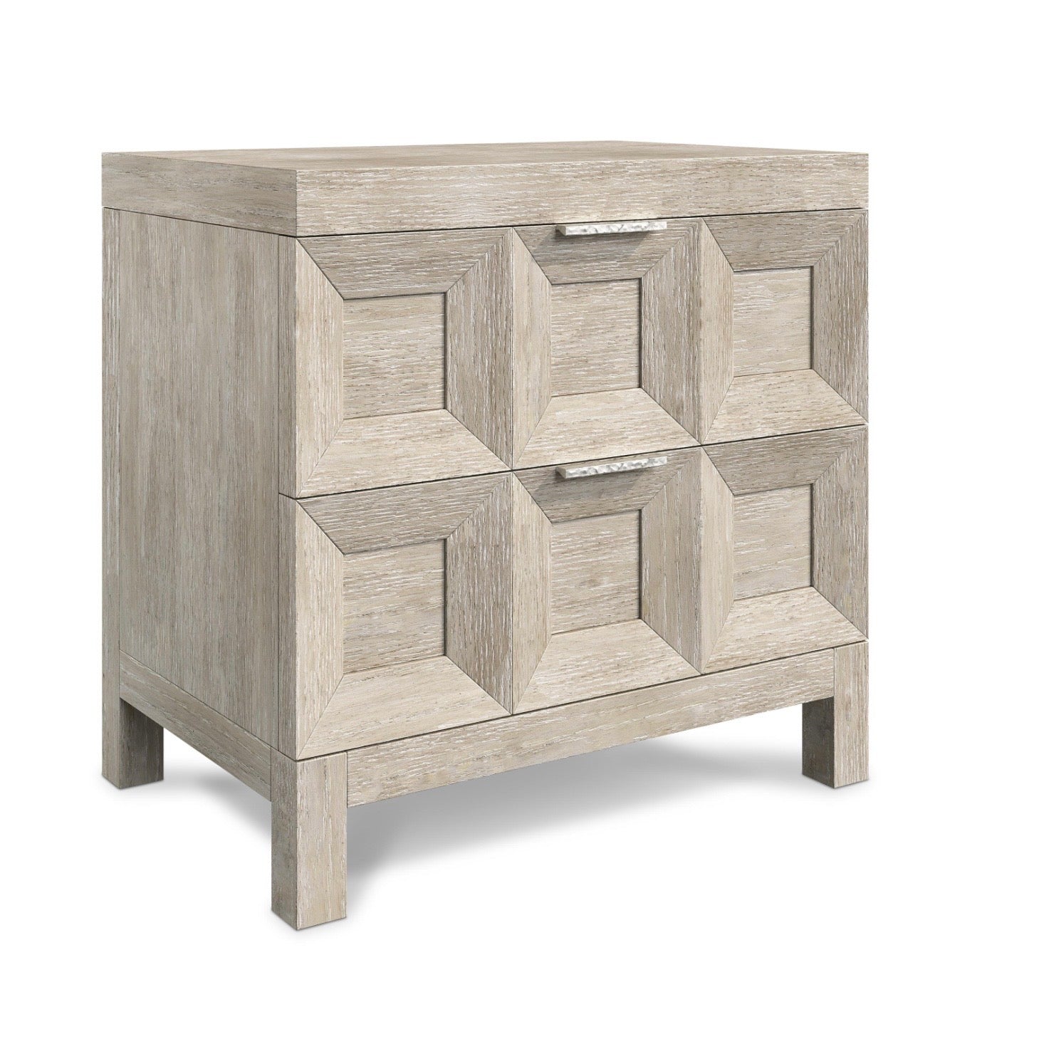 Bernhardt Prado Collection Two Drawer Nightstand ~ Tawny Finish - Image 1