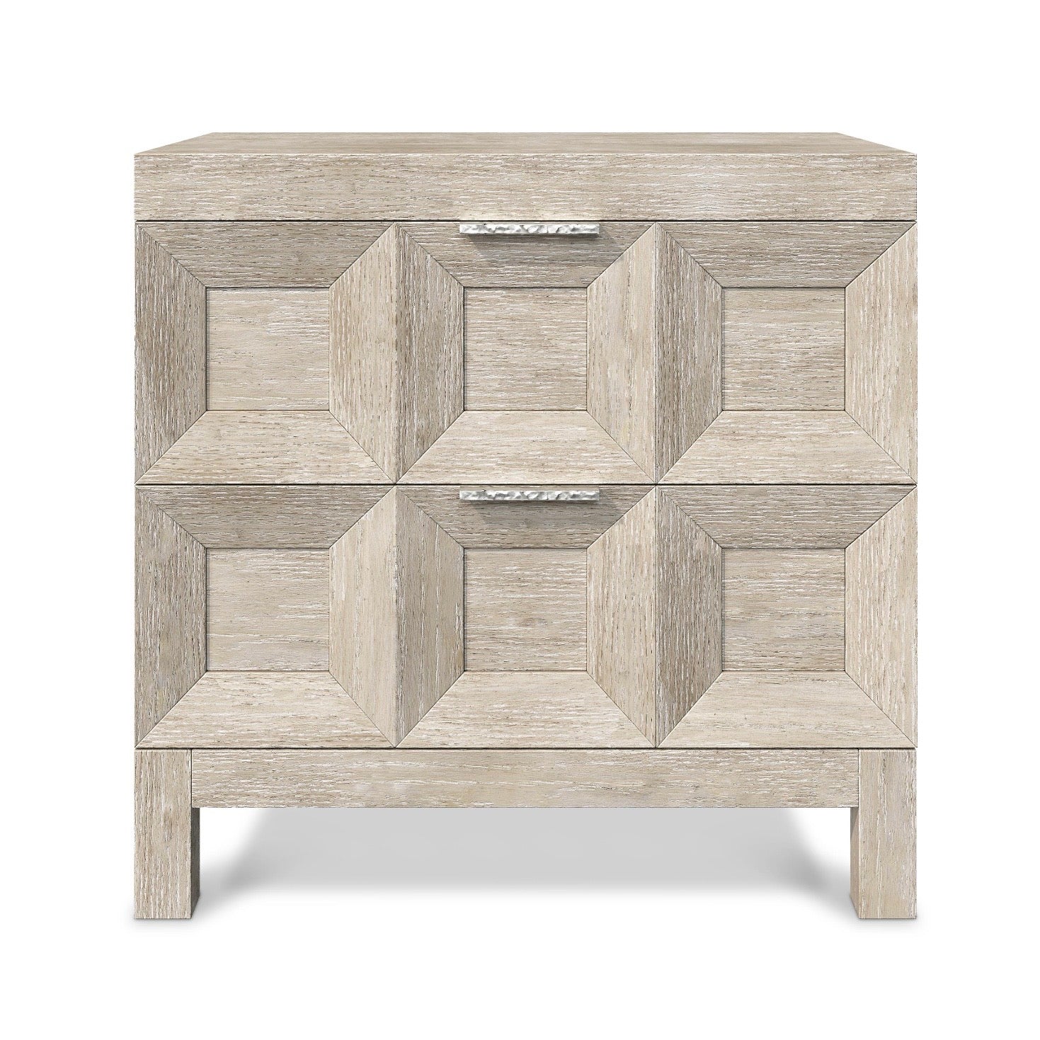 Bernhardt Prado Collection Two Drawer Nightstand ~ Tawny Finish - Image 2