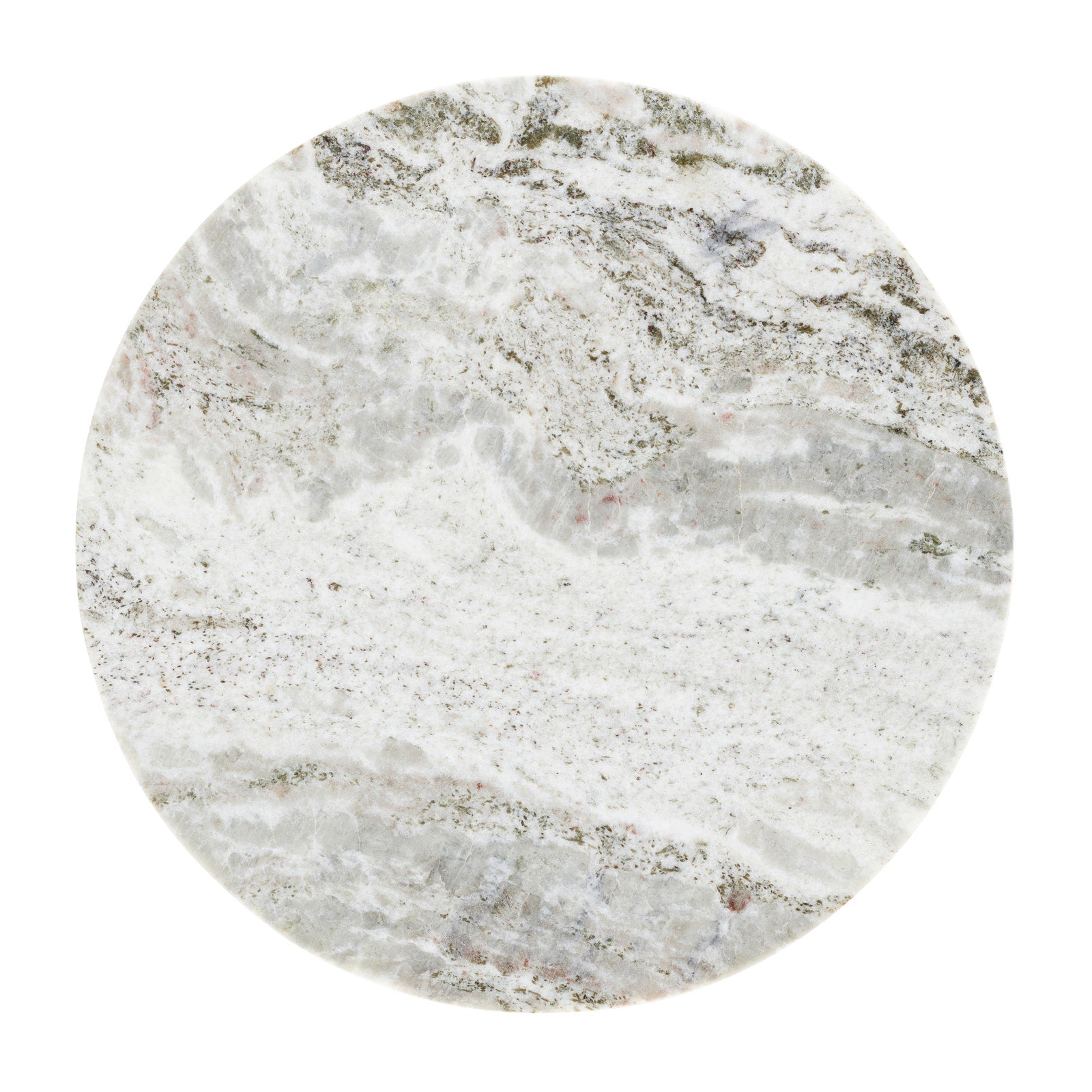 Crestview Collection Celia Gray Marble Round Accent Table - Image 3
