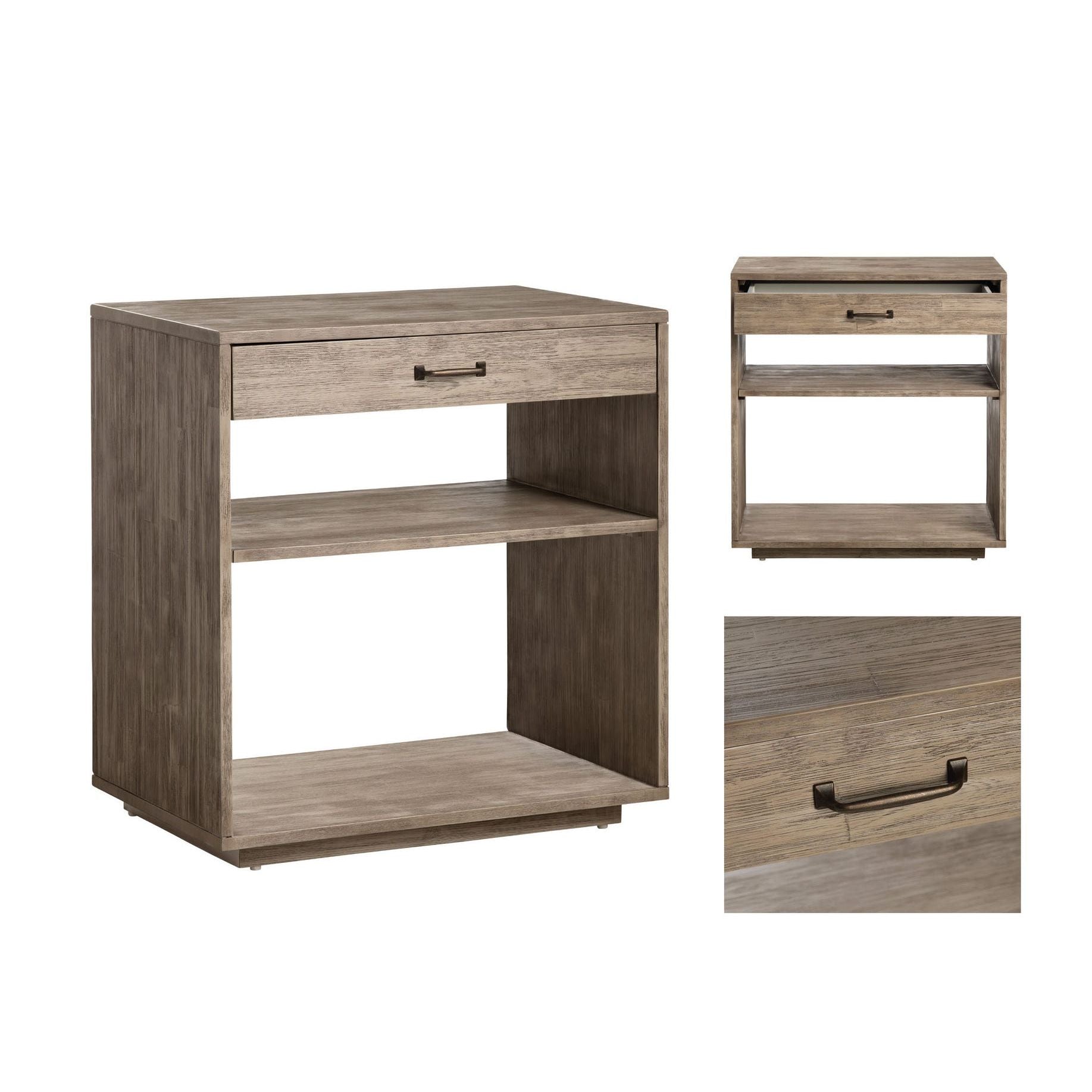 Crestview Collection Channing Modern Rustic Side Table - Image 2