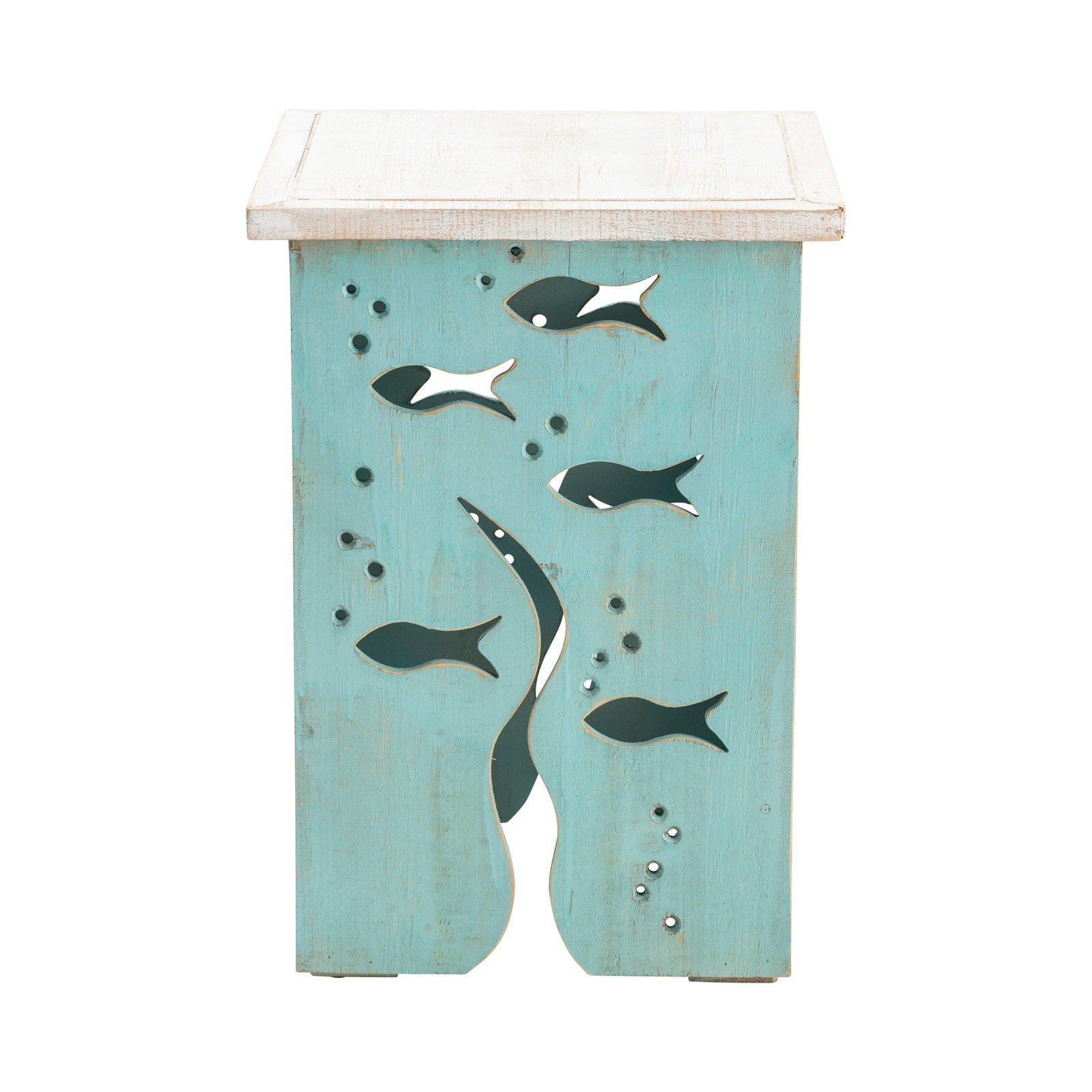 Crestview Collection Seafoam Nautical Accent Table - Image 2
