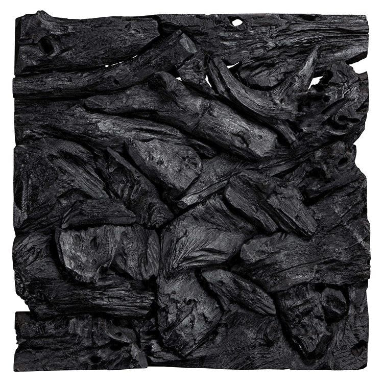 Uttermost Rio Satin Black Teak Branches Wood Wall Panel - Image 2