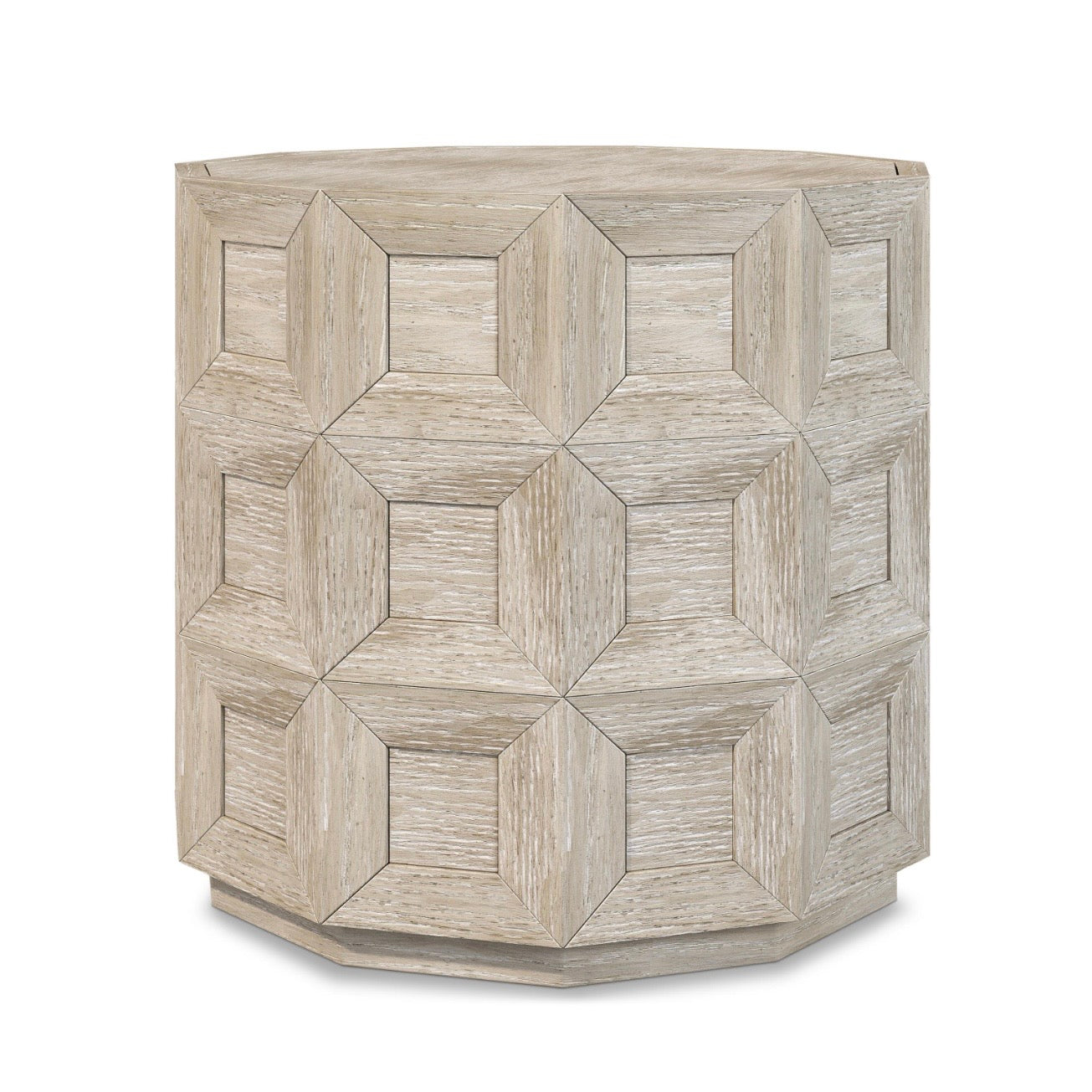 Bernhardt Prado Collection Round Side Table ~ Tawny Finish
