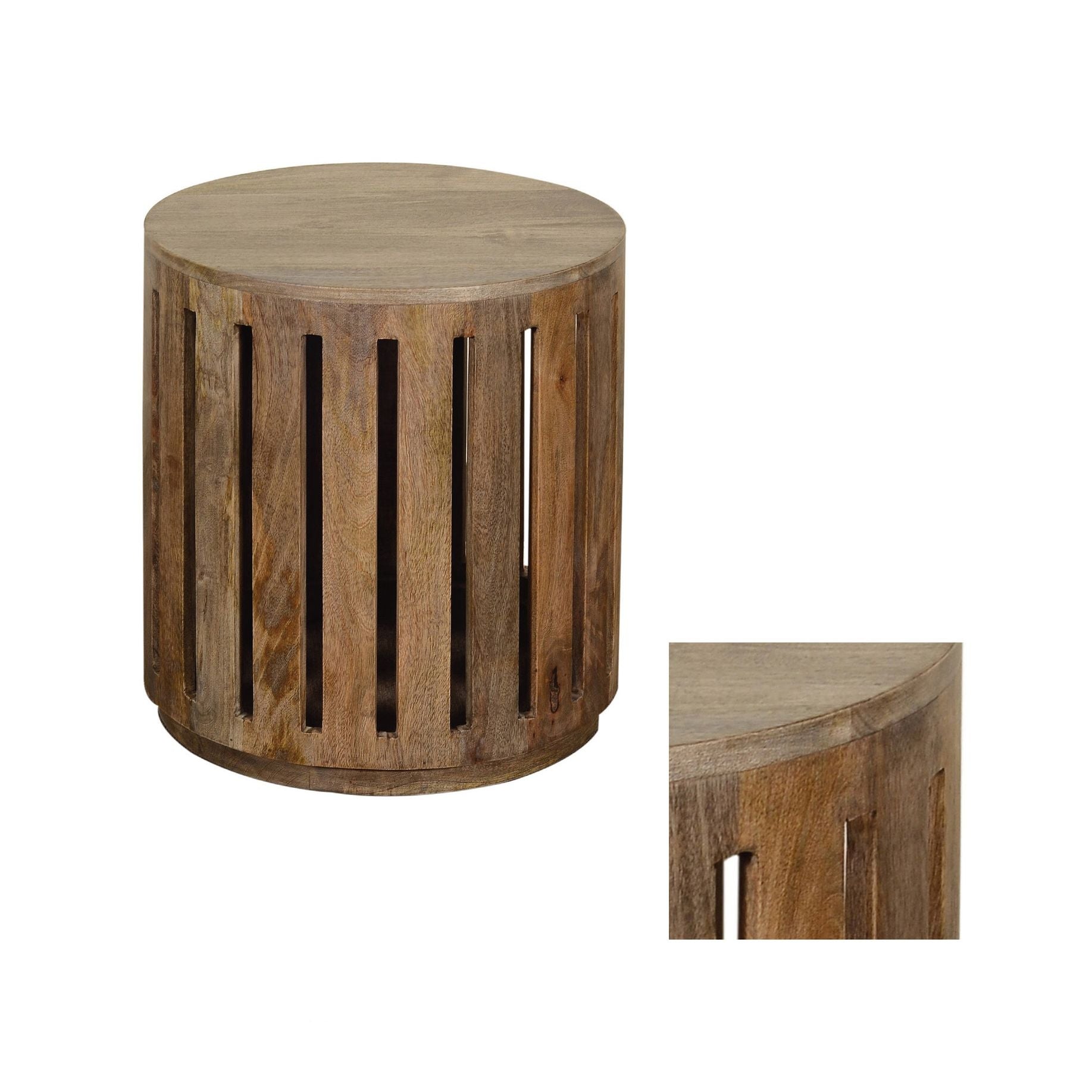 Crestview Collection Oscar Modern Rustic Accent Table - Image 2