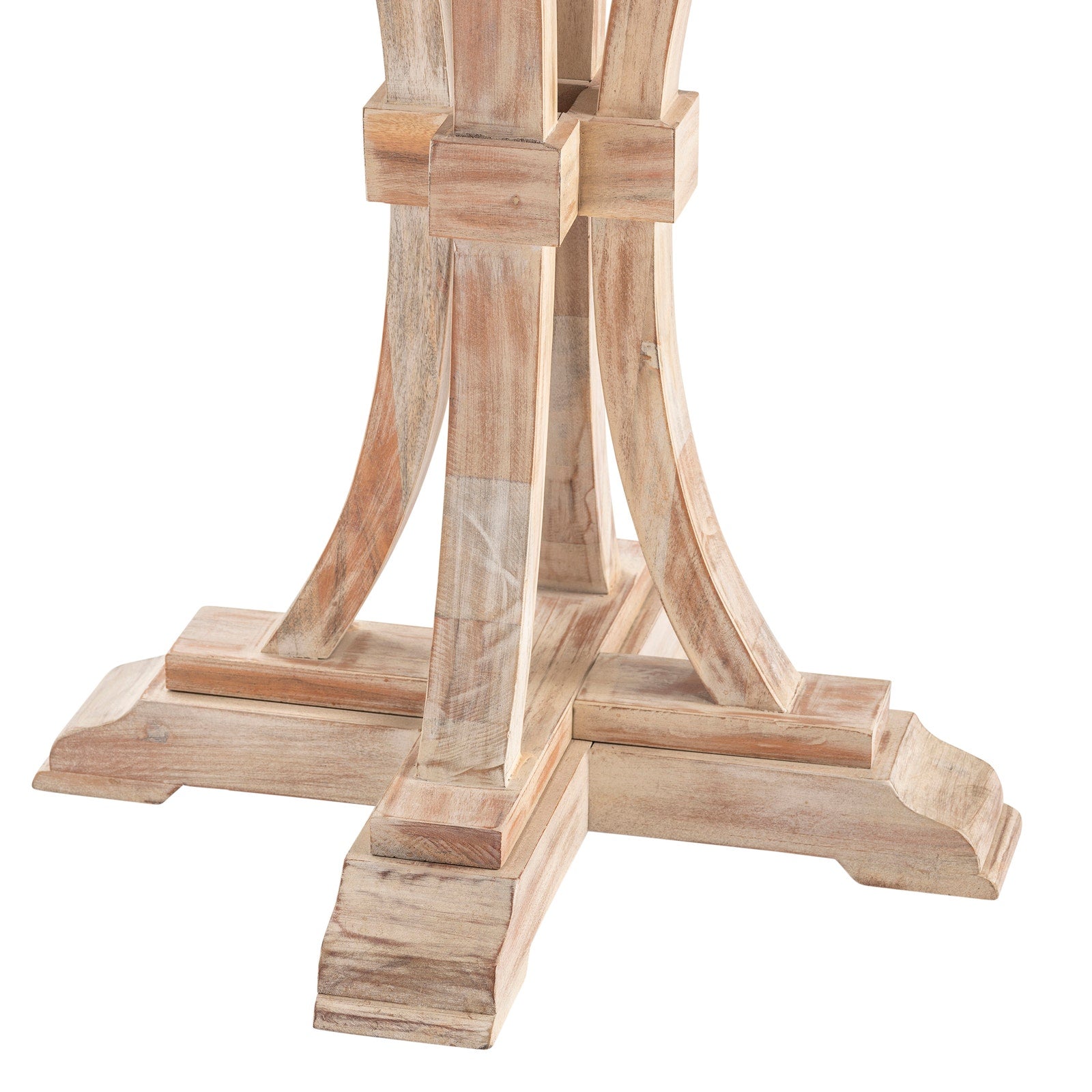 Crestview Collection Carrol Mango Wood Round Accent Table - Image 3