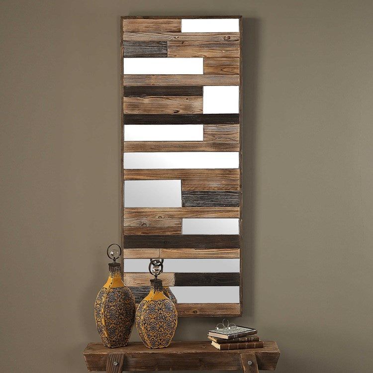 Uttermost Kaine Rustic Modern Fir Wood Wall Panel - Image 1