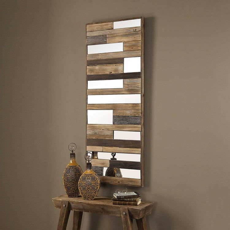 Uttermost Kaine Rustic Modern Fir Wood Wall Panel - Image 3