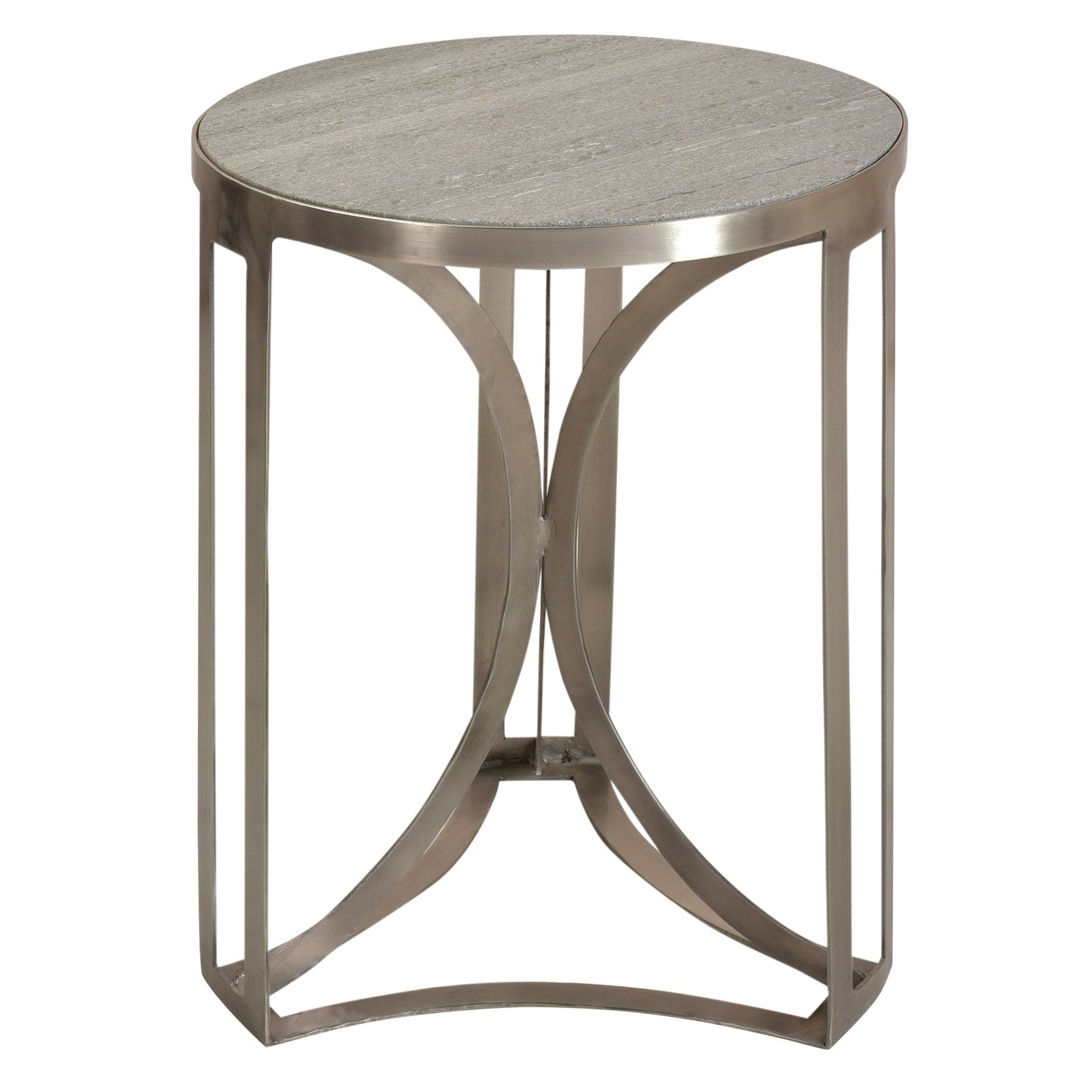 Crestview Collection Shekler Gray Marble Accent Table - Image 1