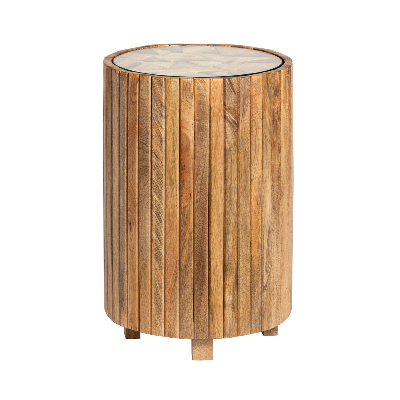 Crestview Collection Timberline Rustic Modern Accent Table - Image 1