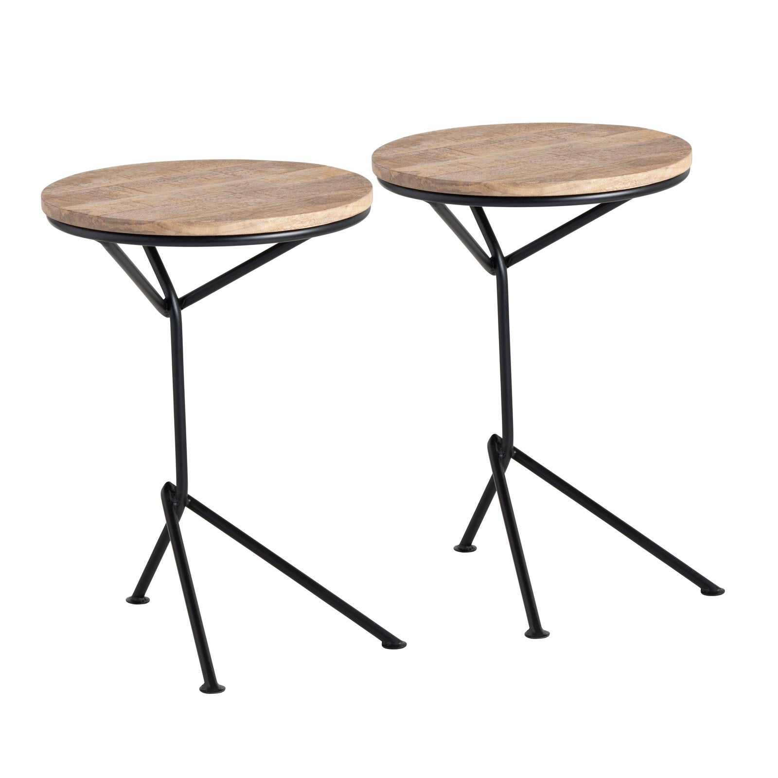 Crestview Collection Hartford Set of 2 Accent Tables - Image 1