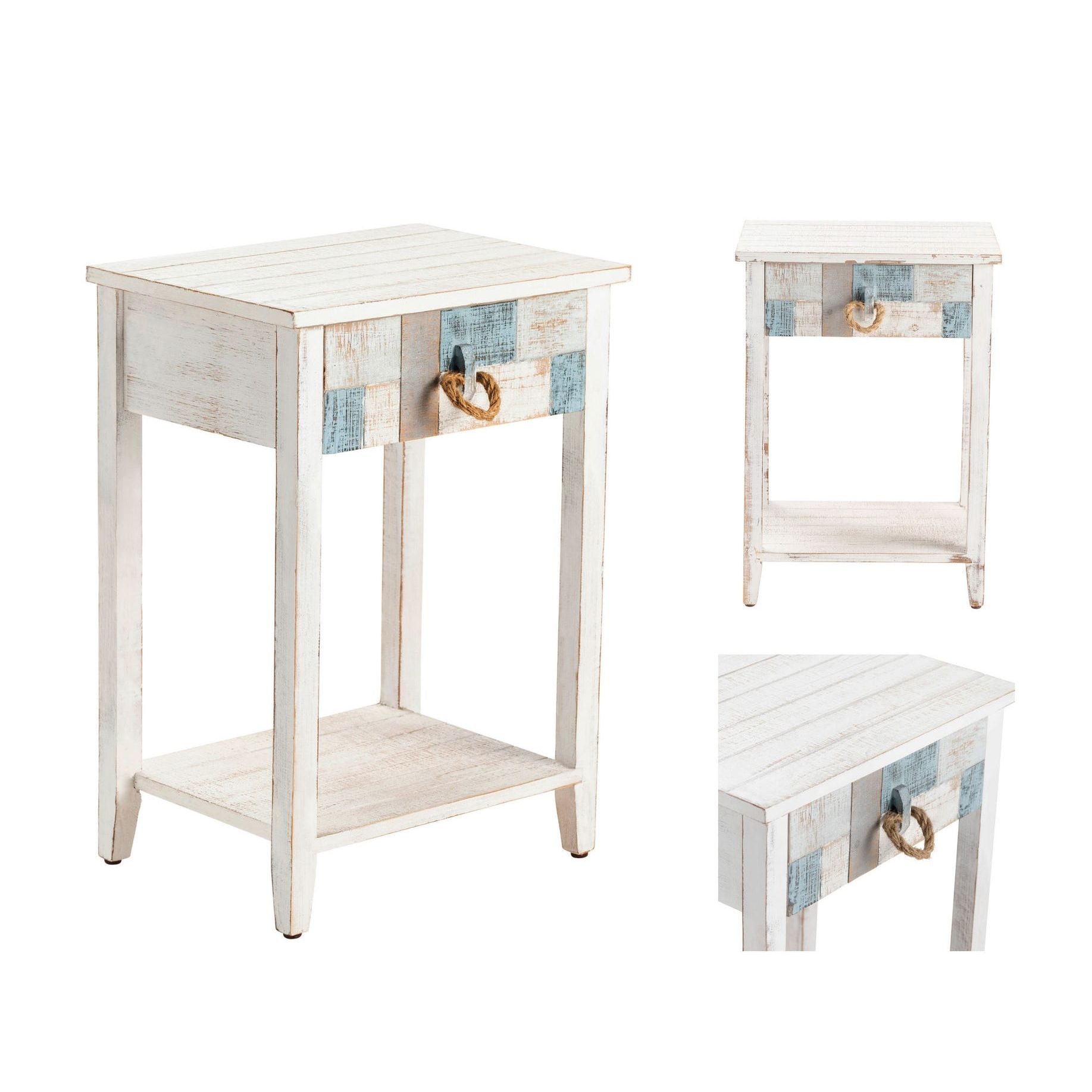 Crestview Collection South Shore Nautical Accent Table - Image 2