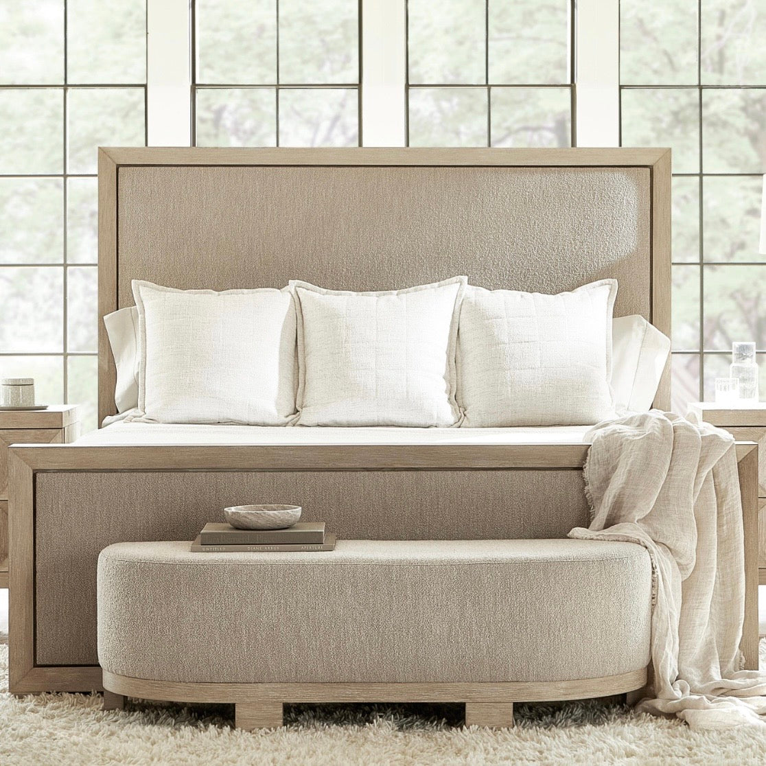 Bernhardt Prado Collection Upholstered Panel Bed ~ Available in Queen, King and California King Sizes