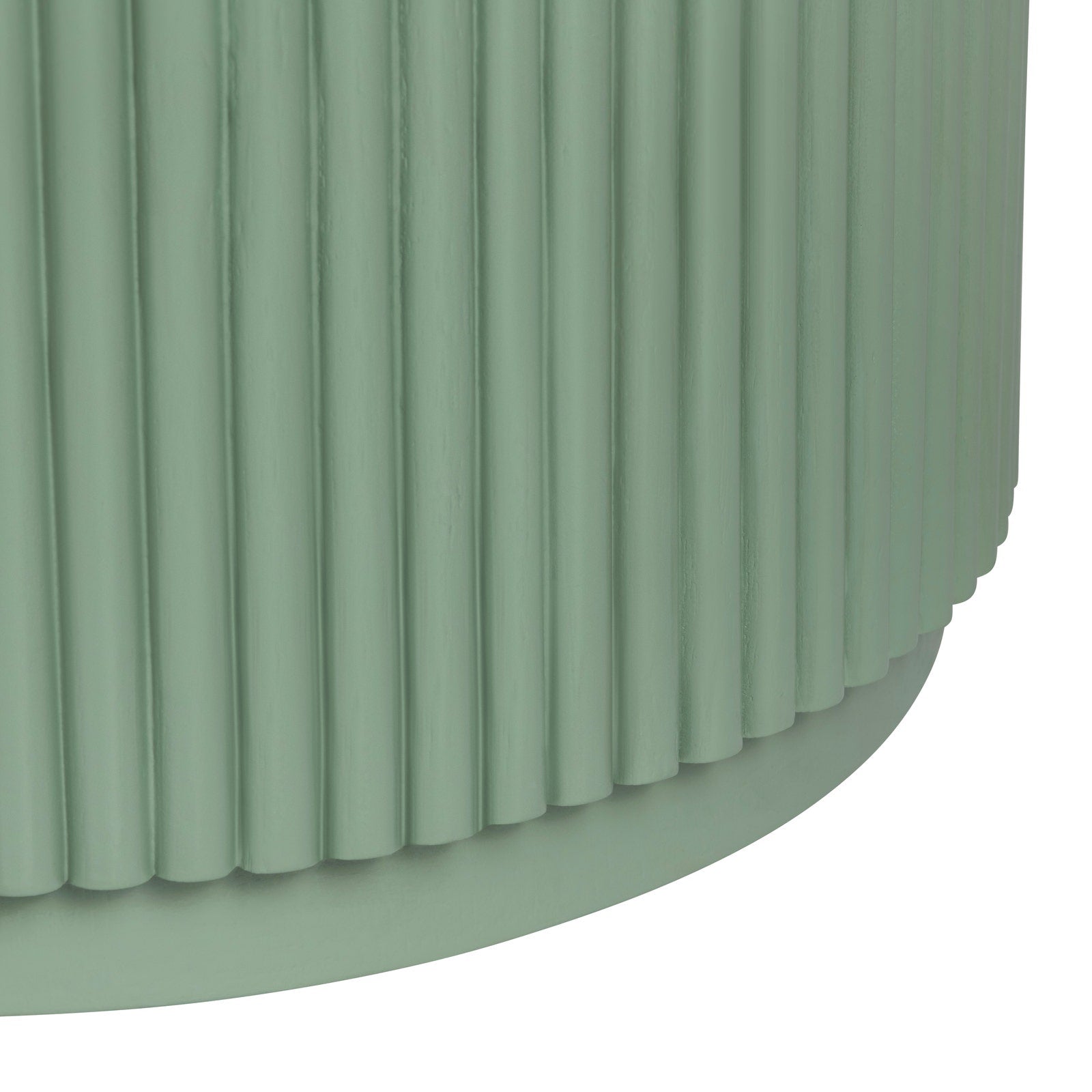 Crestview Collection Astoria Green Fluted Round Accent Table - Image 2