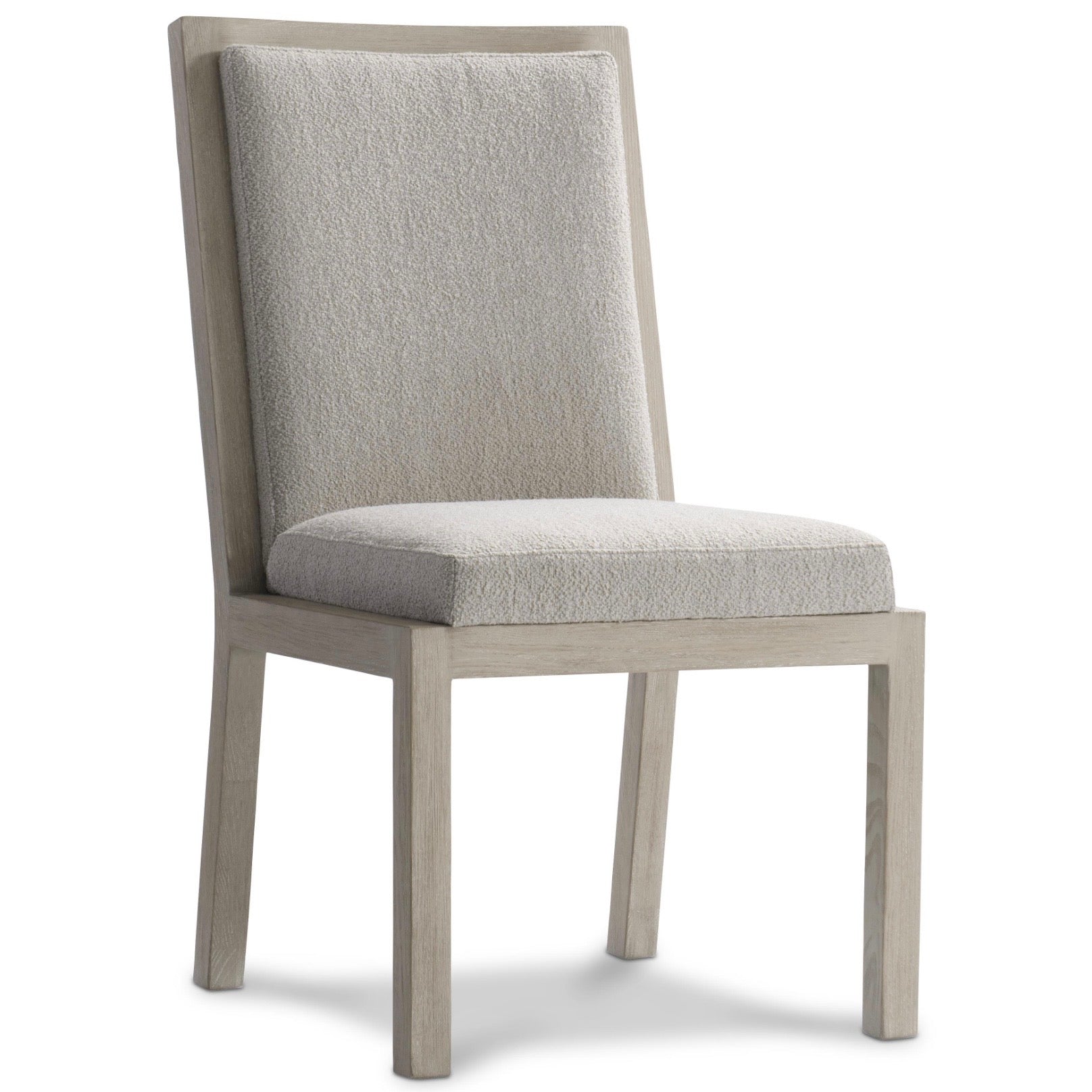 Bernhardt Prado Collection Upholstered Dining Side Chair With Tawny Finished Wood Frame - Image 1