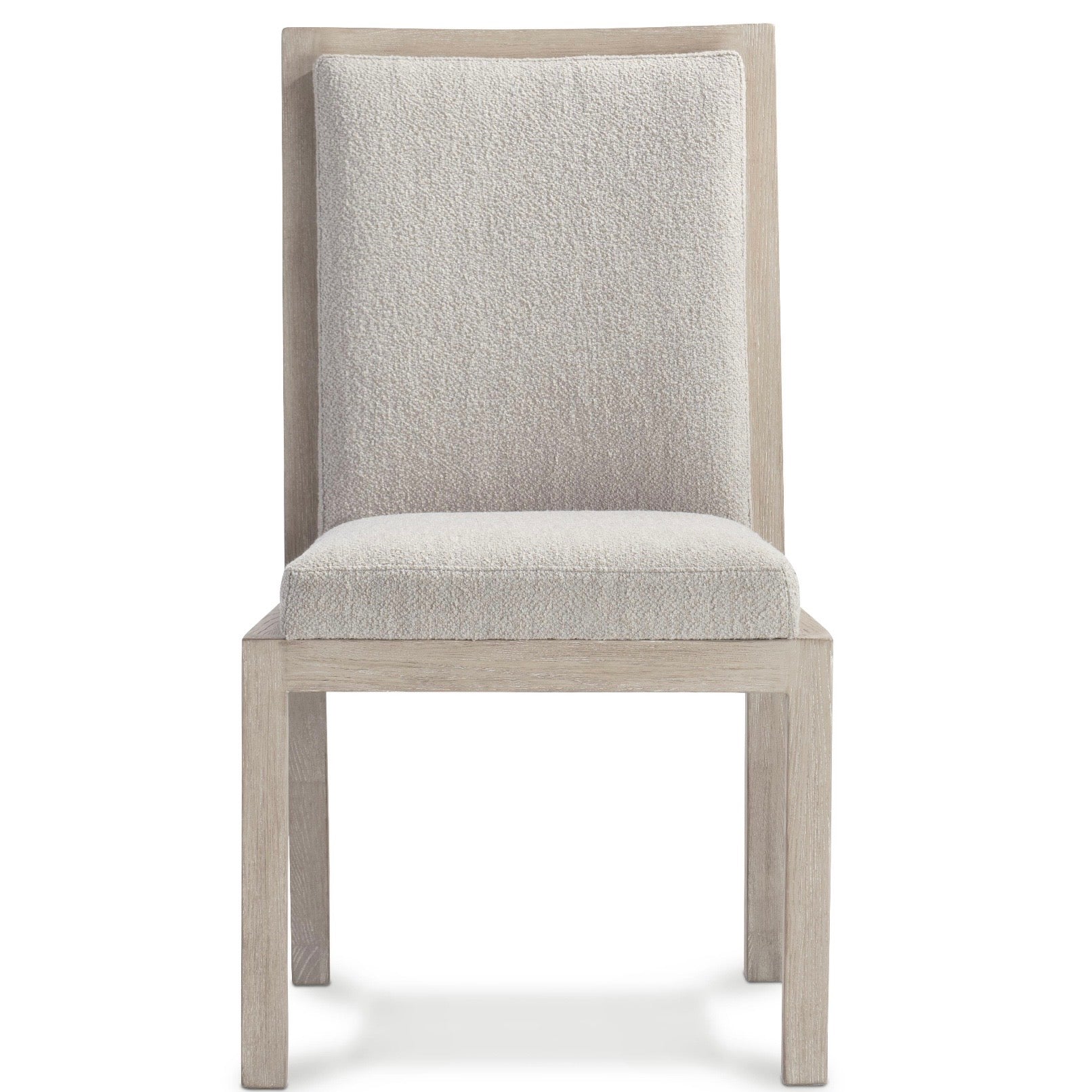 Bernhardt Prado Collection Upholstered Dining Side Chair With Tawny Finished Wood Frame - Image 3