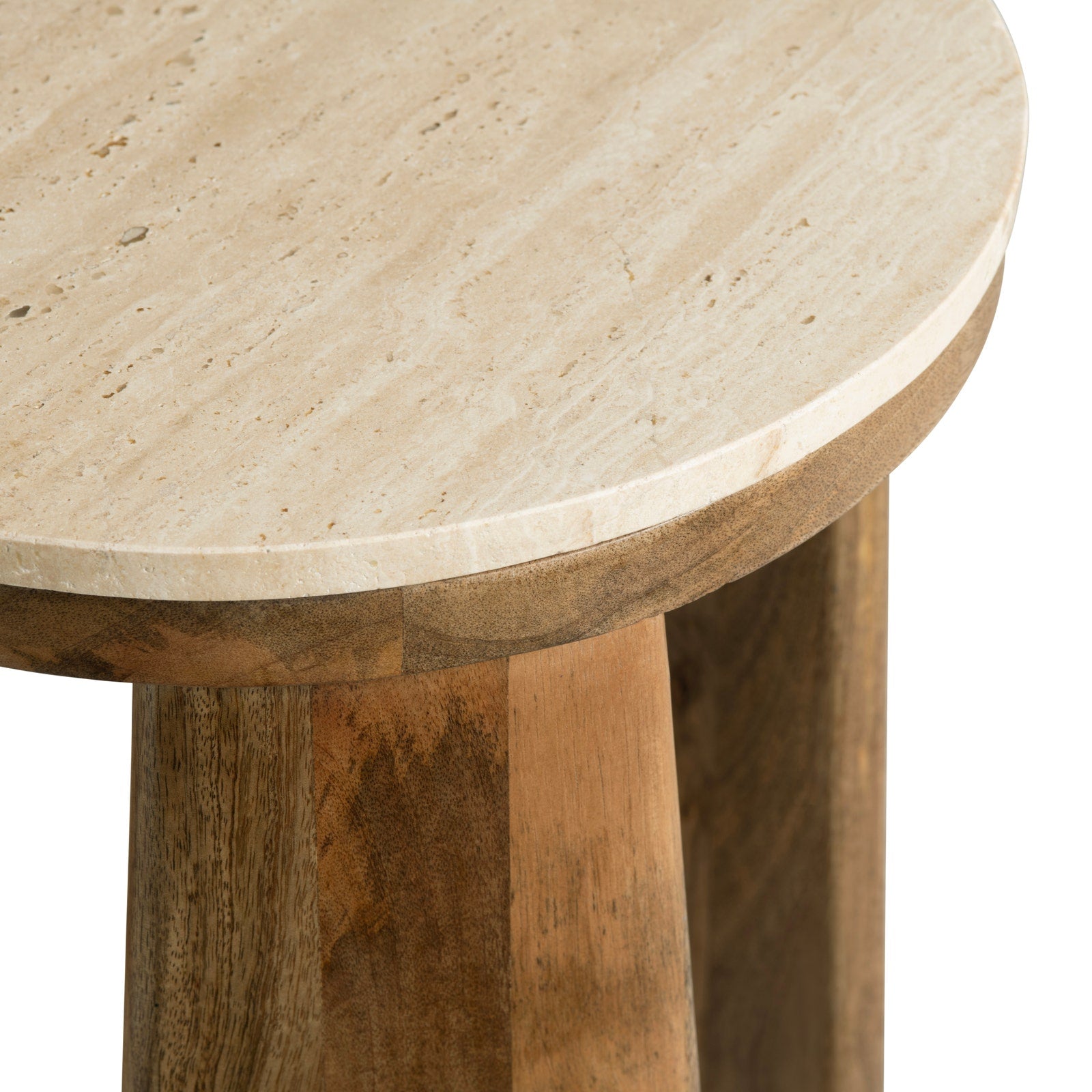 Crestview Collection Liam Modern Round Accent Table - Image 3