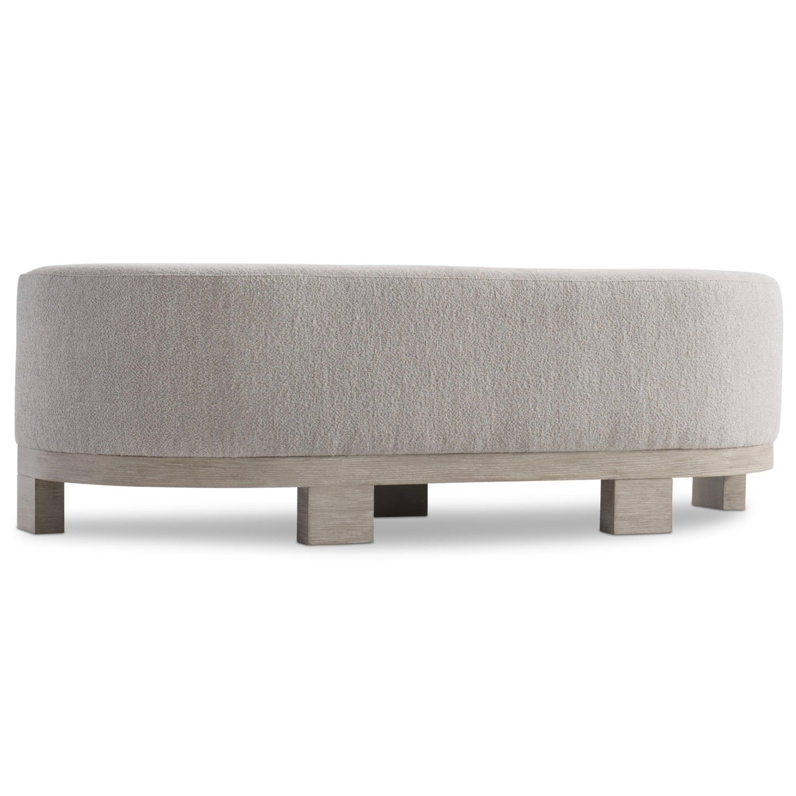 Bernhardt Prado Collection Upholstered Curved Bench - Image 2