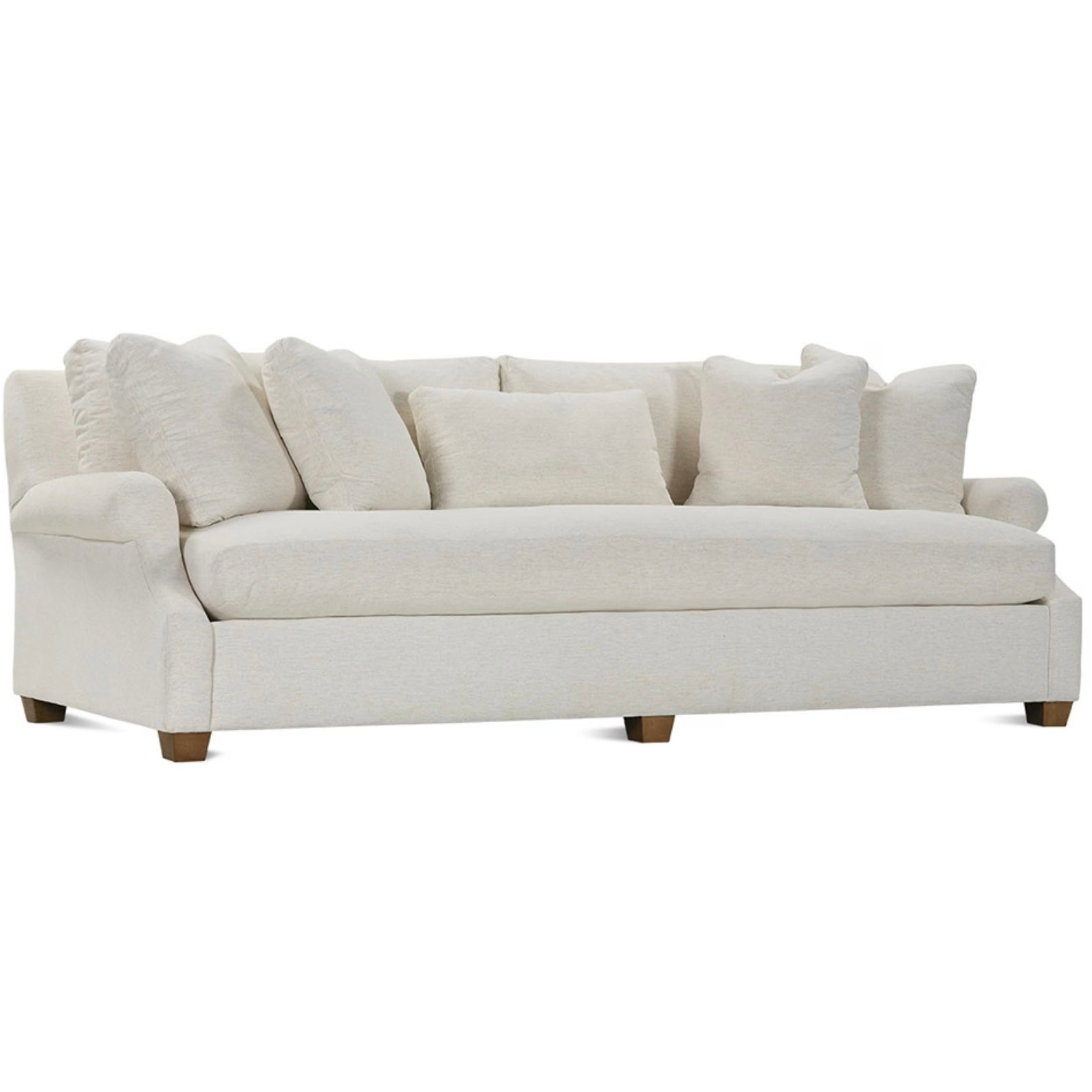 Rowe Furniture Bristol Bench Cushion Sofa in Nomad Snow Fabric ~ Express Collection - Image 2