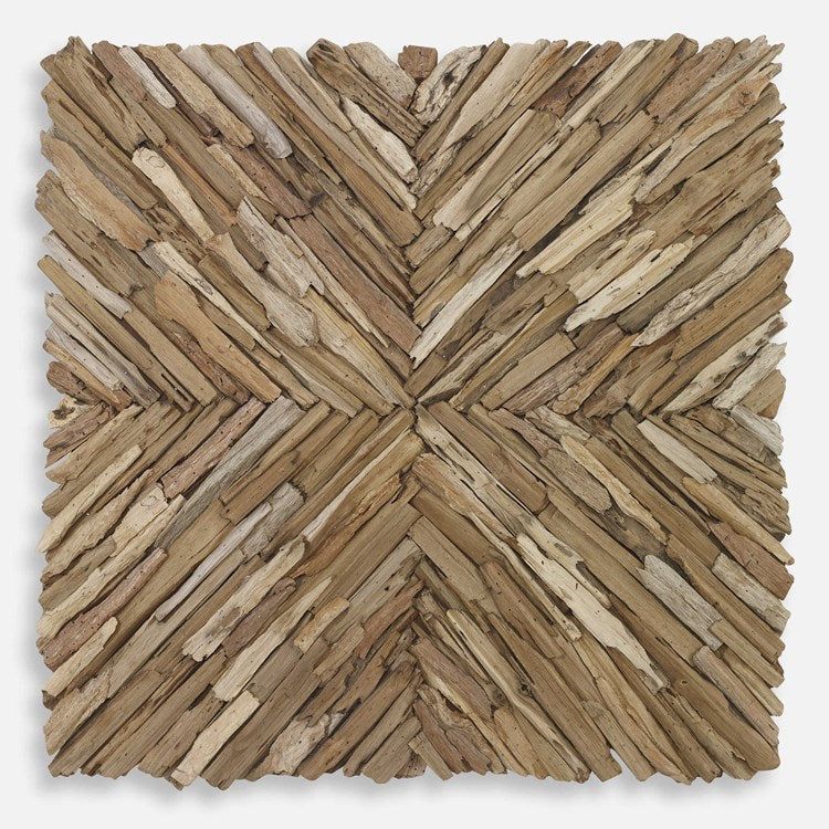 Uttermost Outland Weathered Drift Wood Wall Panel - Image 2
