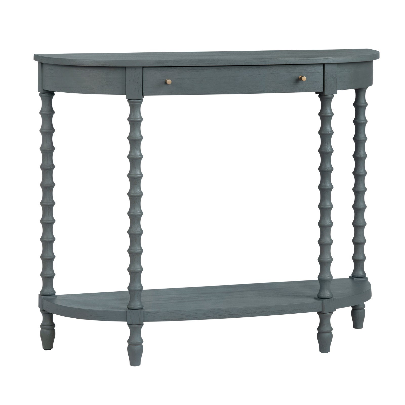 Crestview Collection Alden Blue Console Table - Image 1