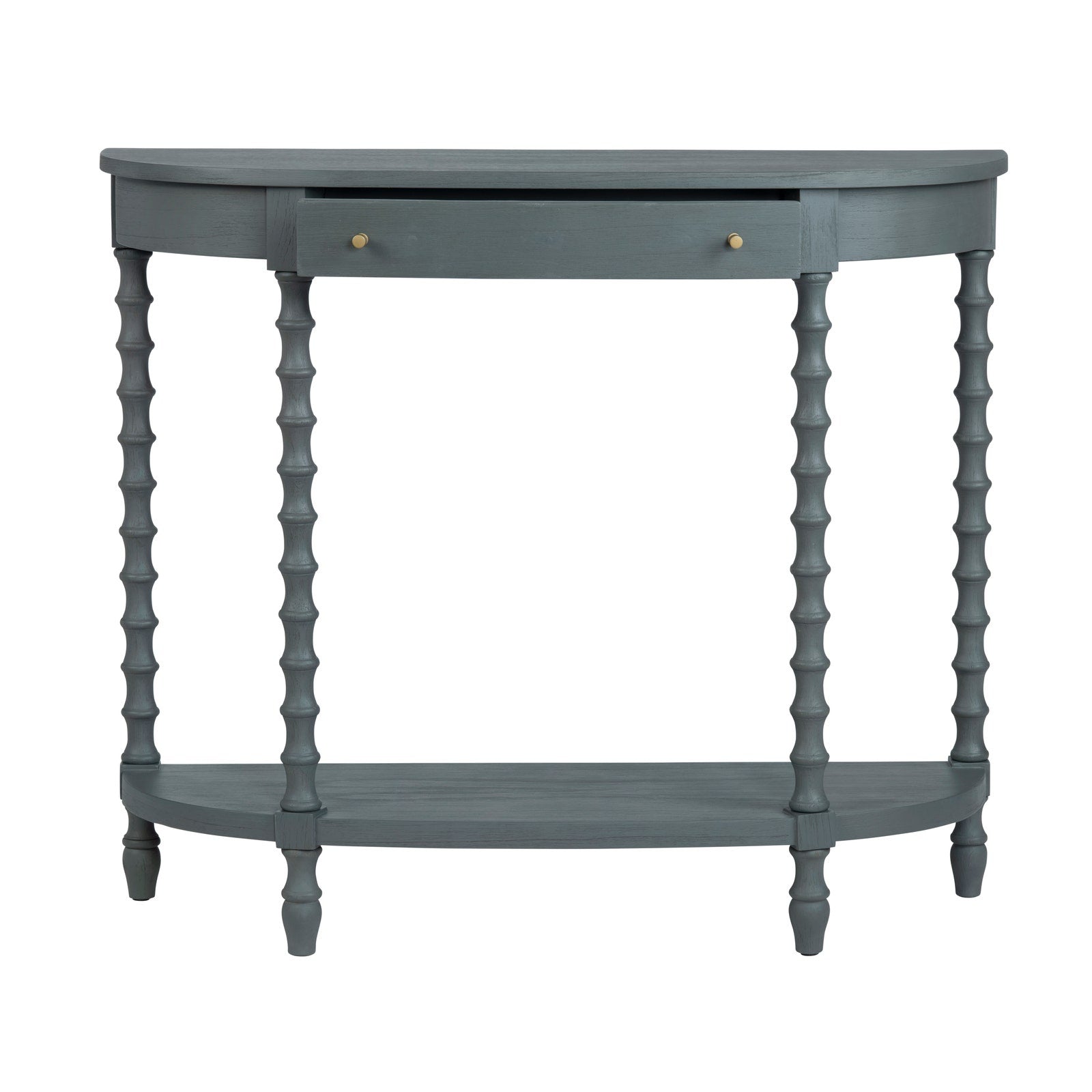 Crestview Collection Alden Blue Console Table - Image 3