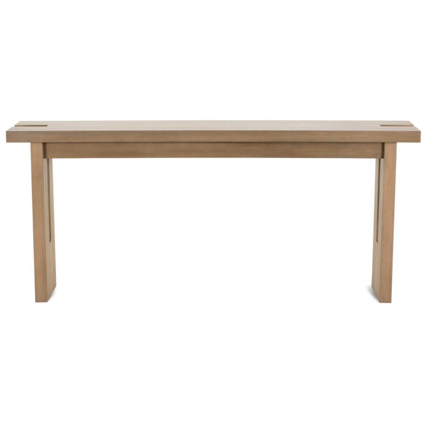 Rowe Furniture Theory Acacia Wood Console Table - Image 3