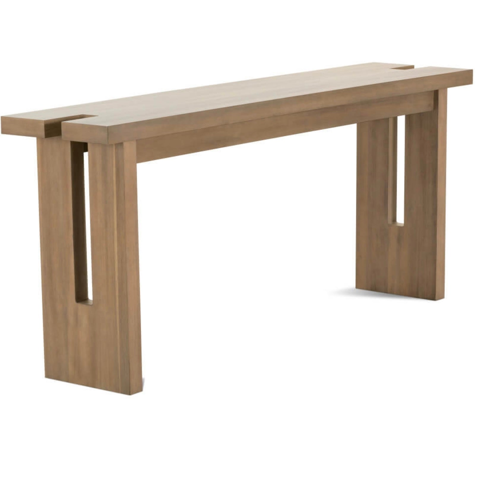 Rowe Furniture Theory Acacia Wood Console Table