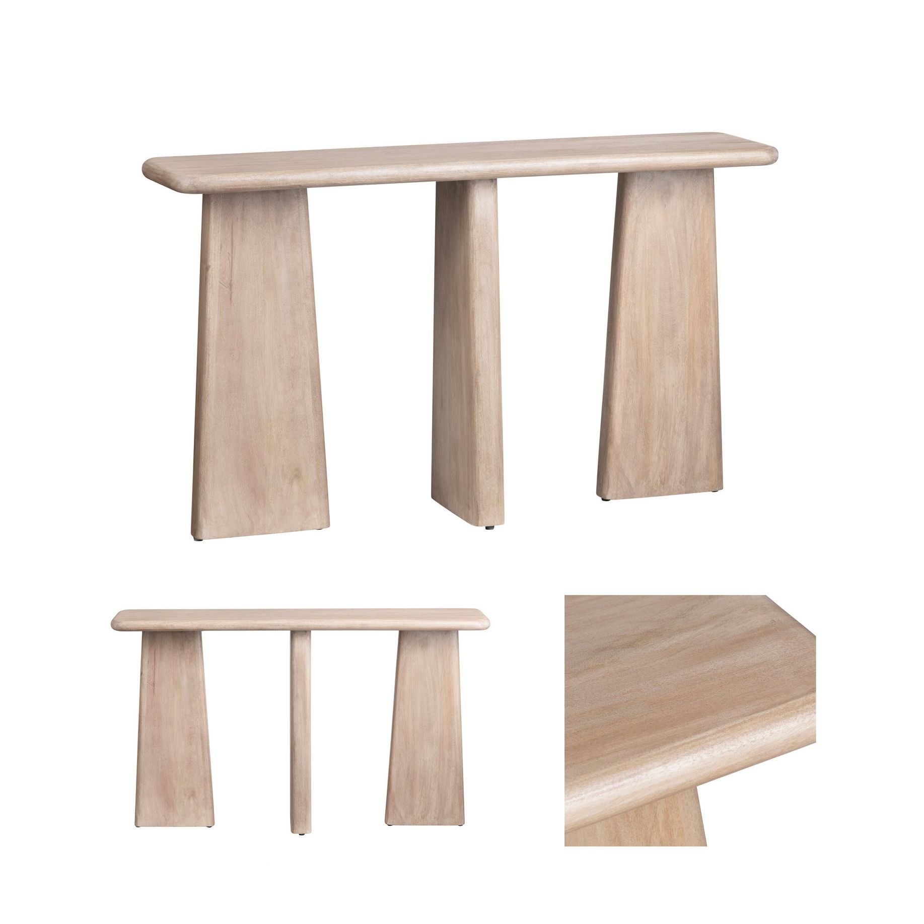 Crestview Collection Kenwood Modern Organic Console Table - Image 2