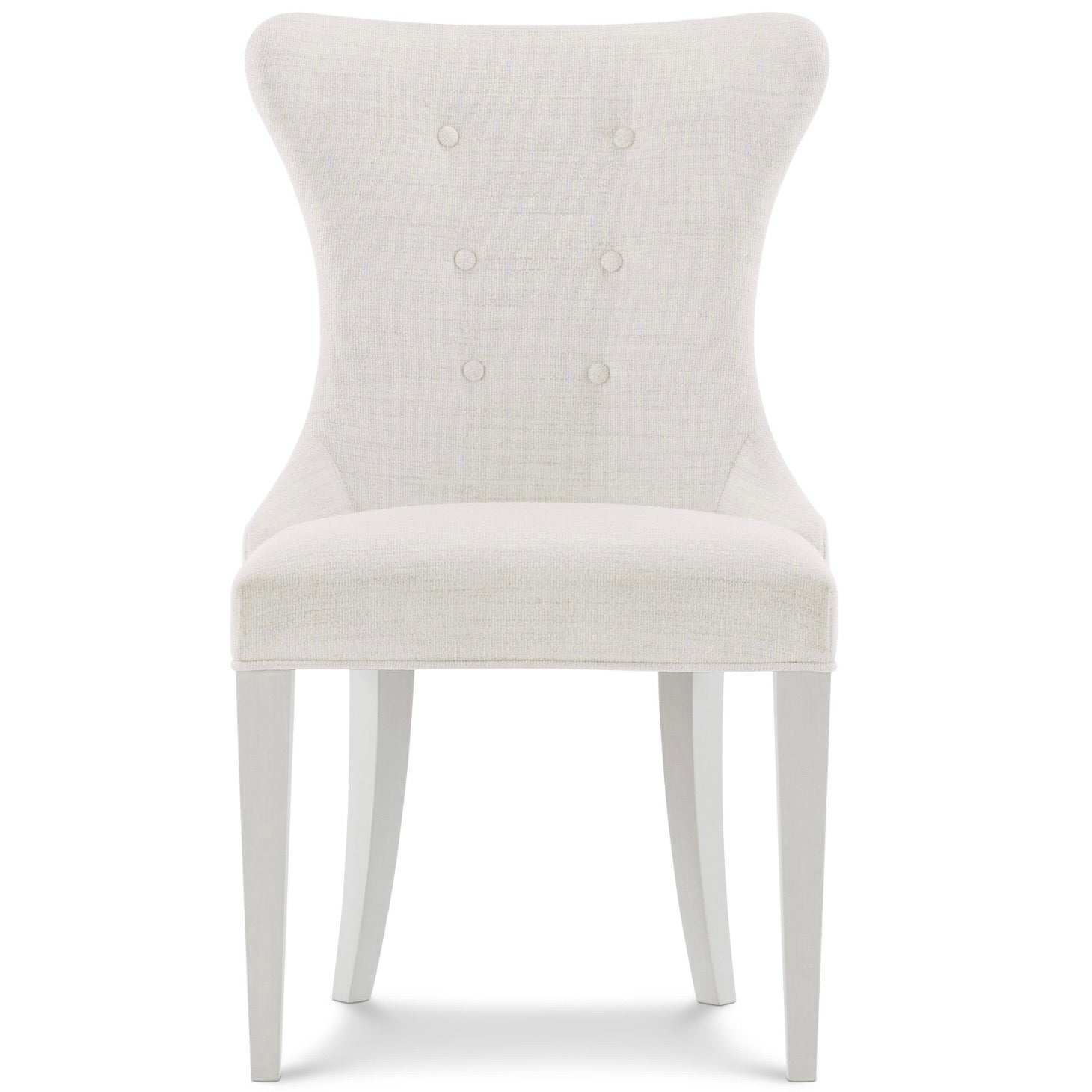 Bernhardt Silhouette Collection Tufted Upholstered Dining Chair - Image 3