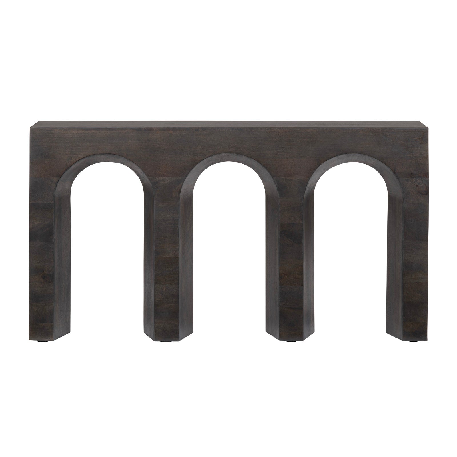 Crestview Collection Trinity Dark Mango Wood Console Table - Image 2