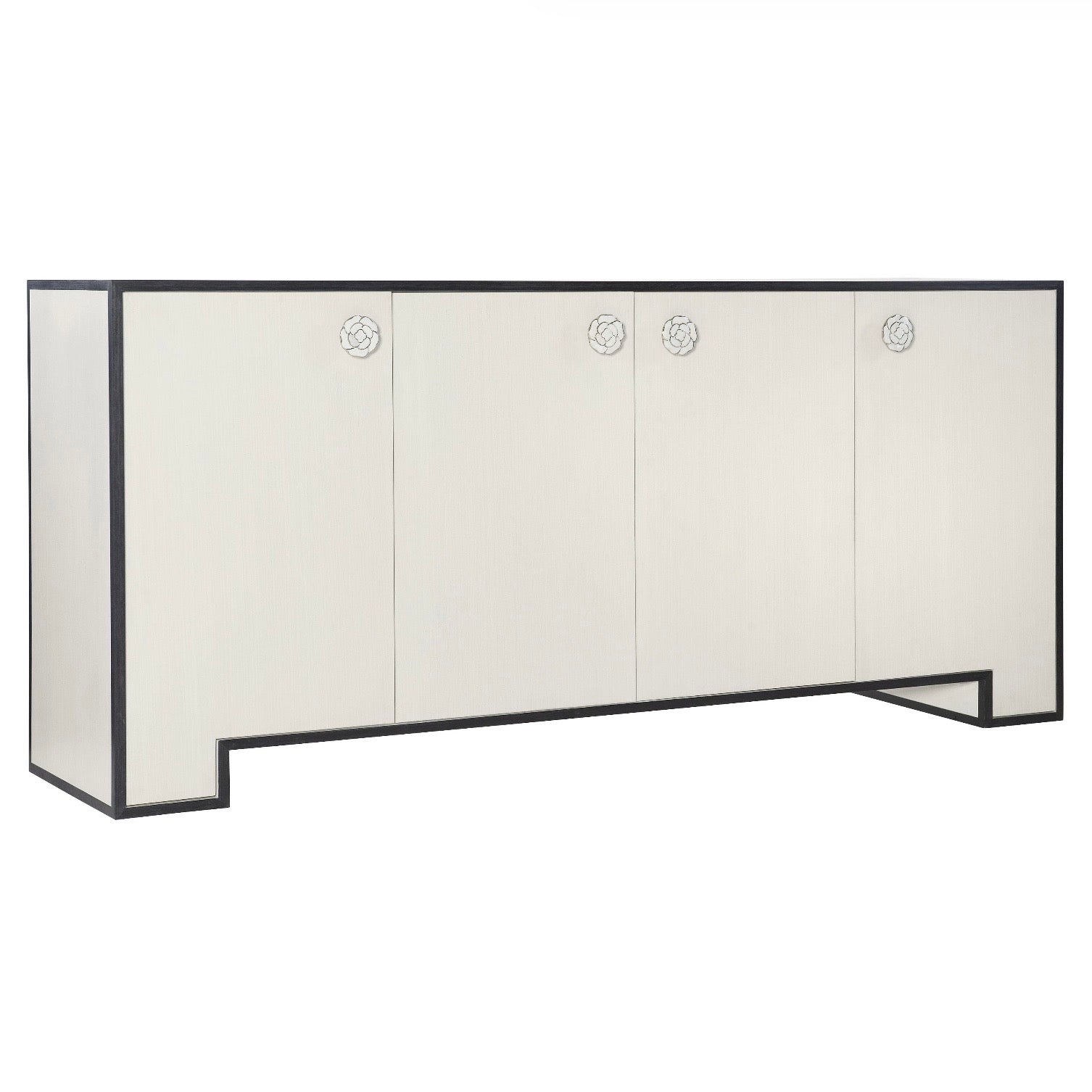 Bernhardt Silhouette Collection Buffet ~ Onyx and Eggshell Two Tone Finish - Image 3