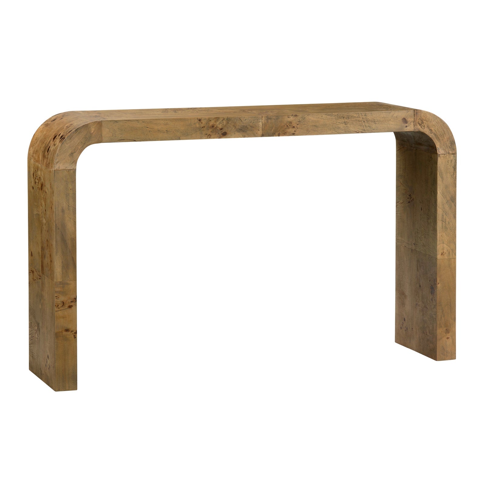 Crestview Collection Richmond Mappa Burl Console Table - Image 1