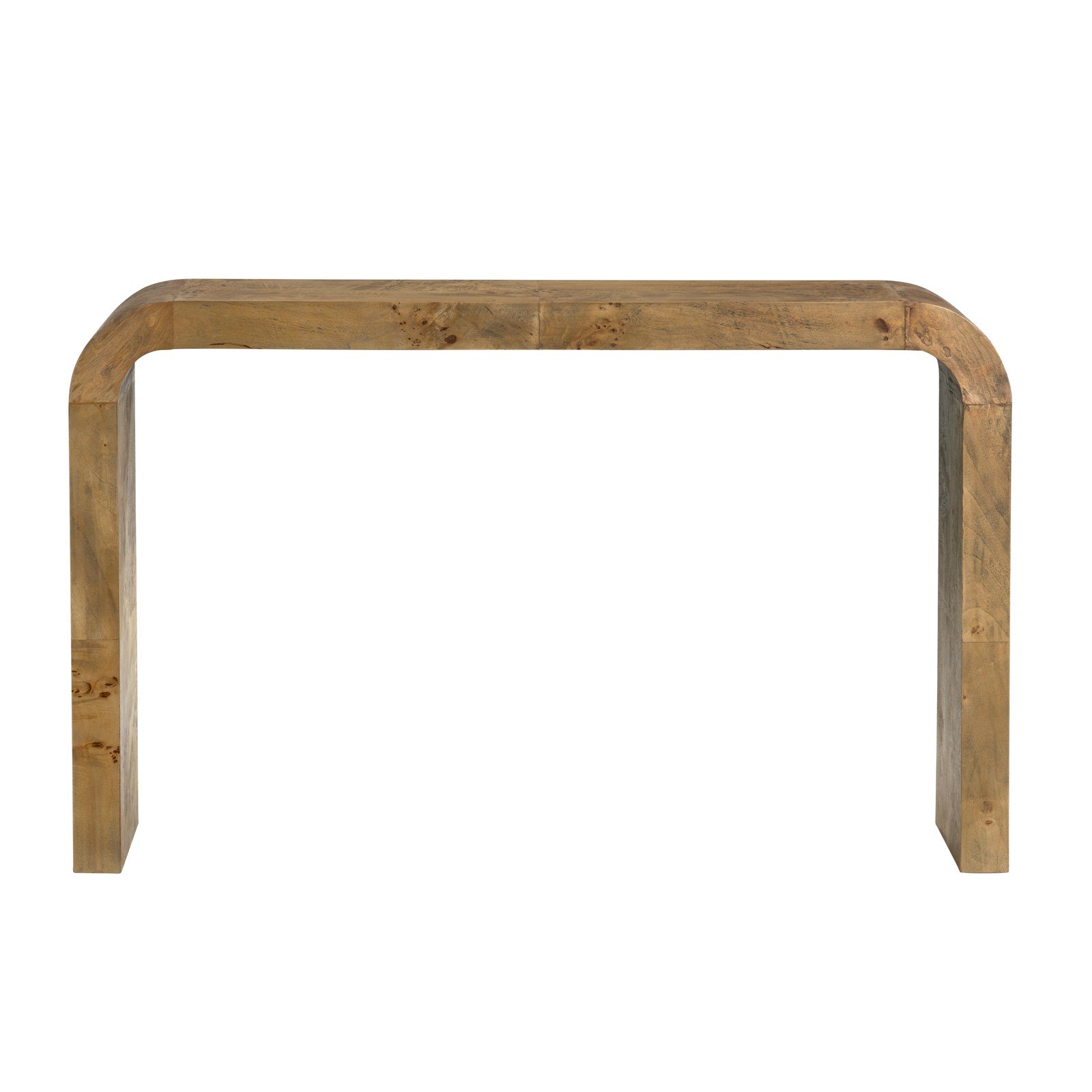 Crestview Collection Richmond Mappa Burl Console Table - Image 3