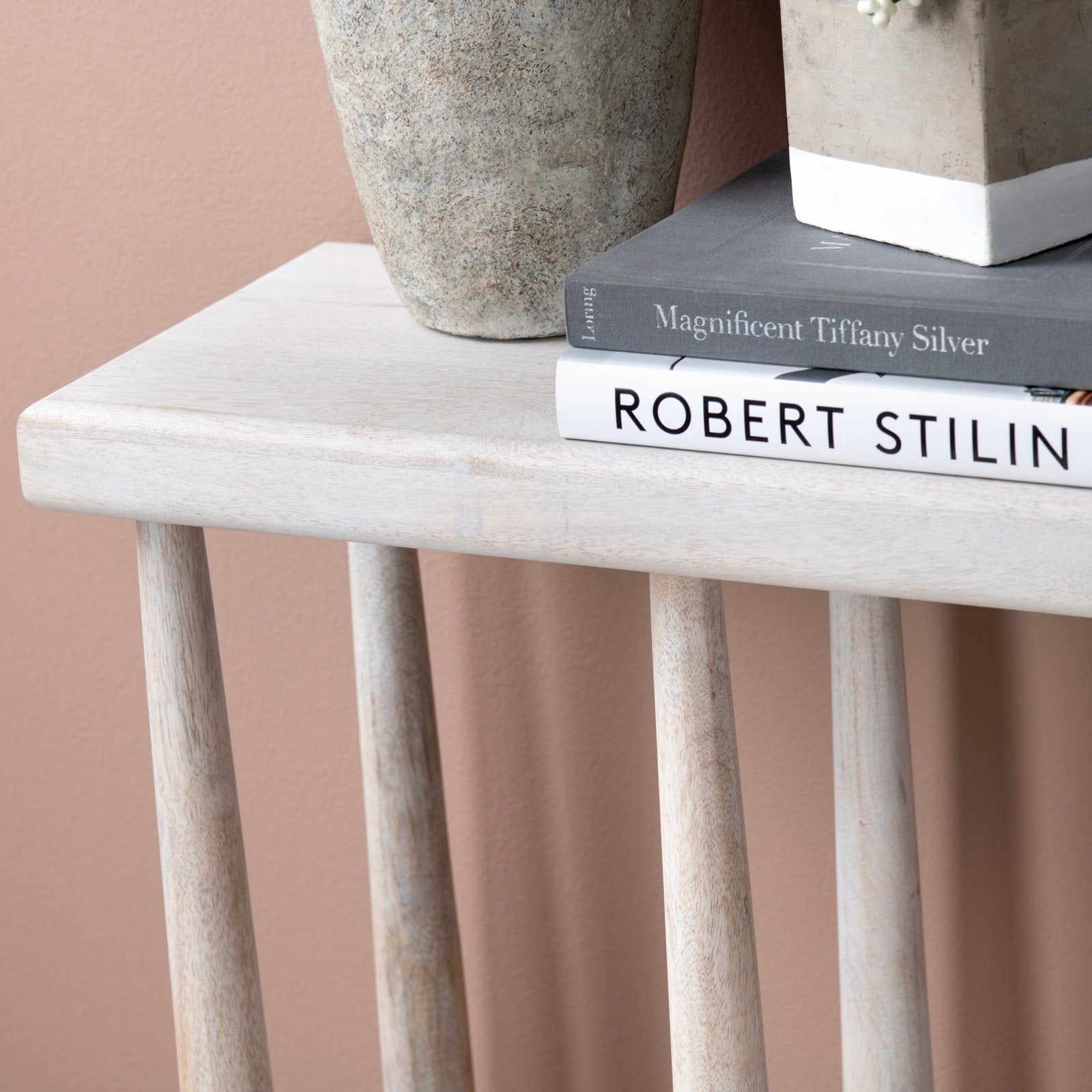 Crestview Collection Briarcliff White Console Table - Image 2