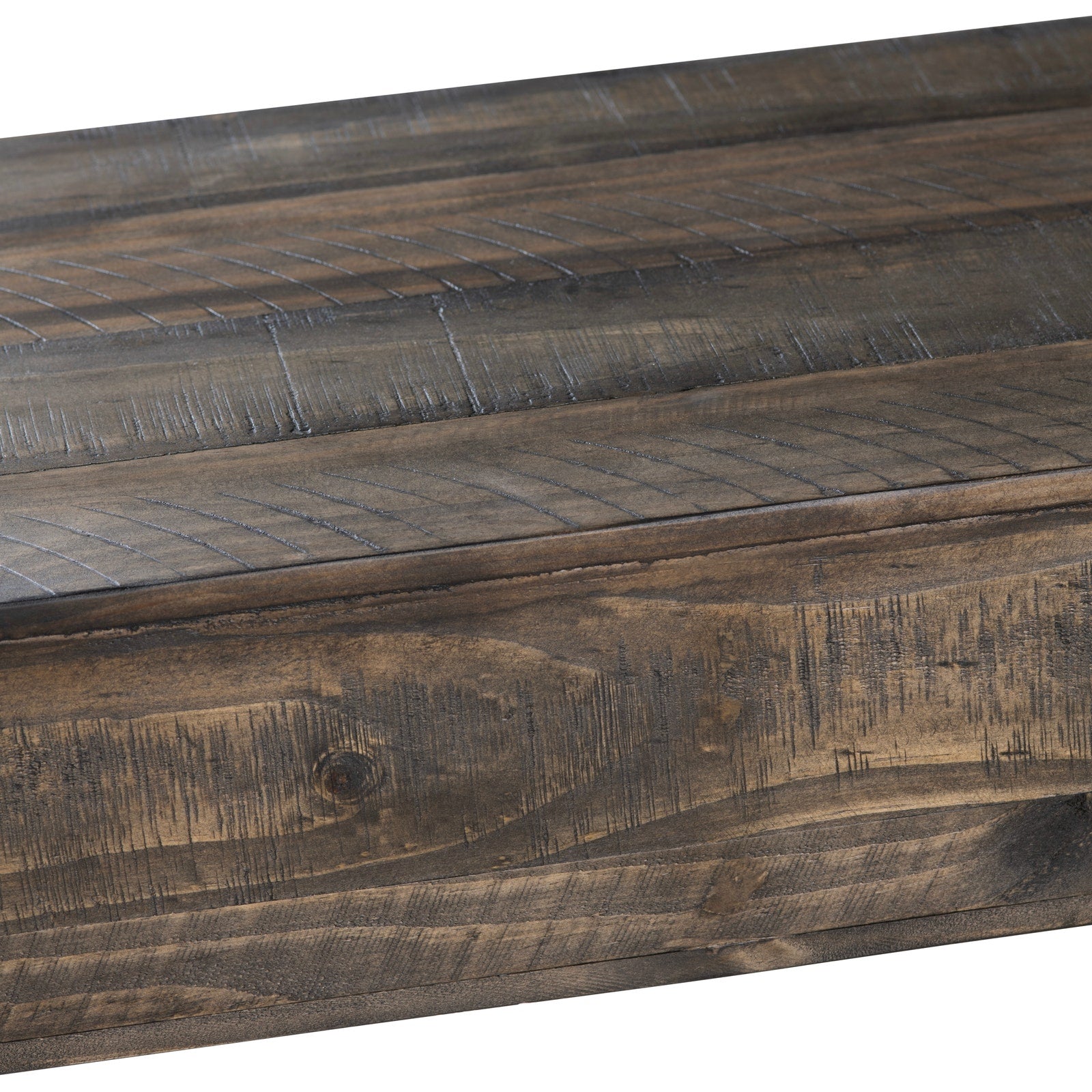 Crestview Collection Aspen Weathered Wood Console Table - Image 2