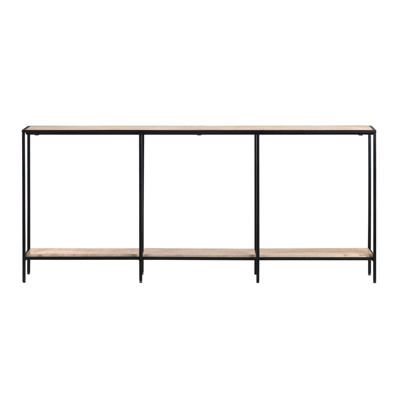 Crestview Collection Crosby Travertine Console Table - Image 3